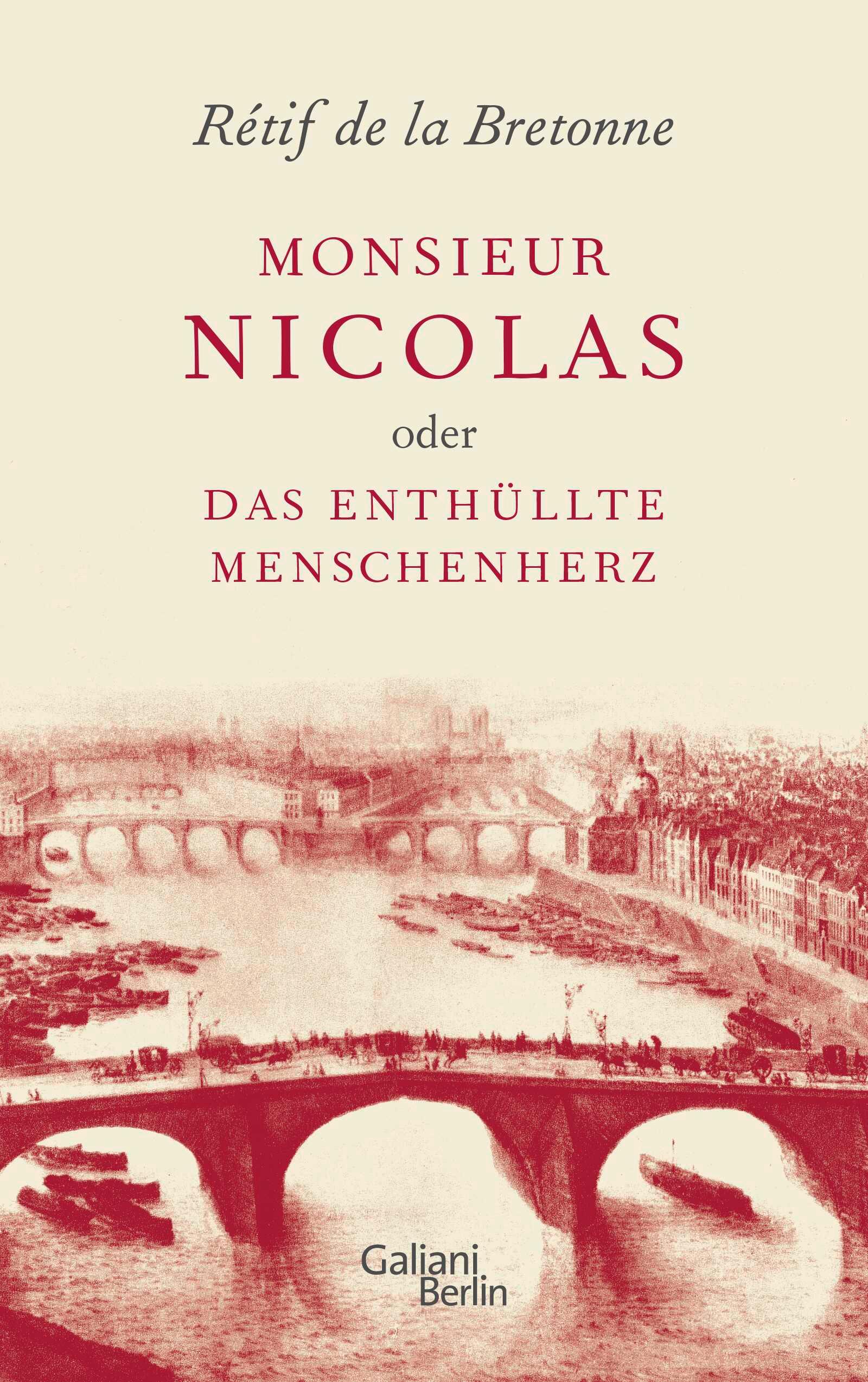 Vorderes Coverbild Monsieur Nicolas oder Das enthüllte Menschenherz