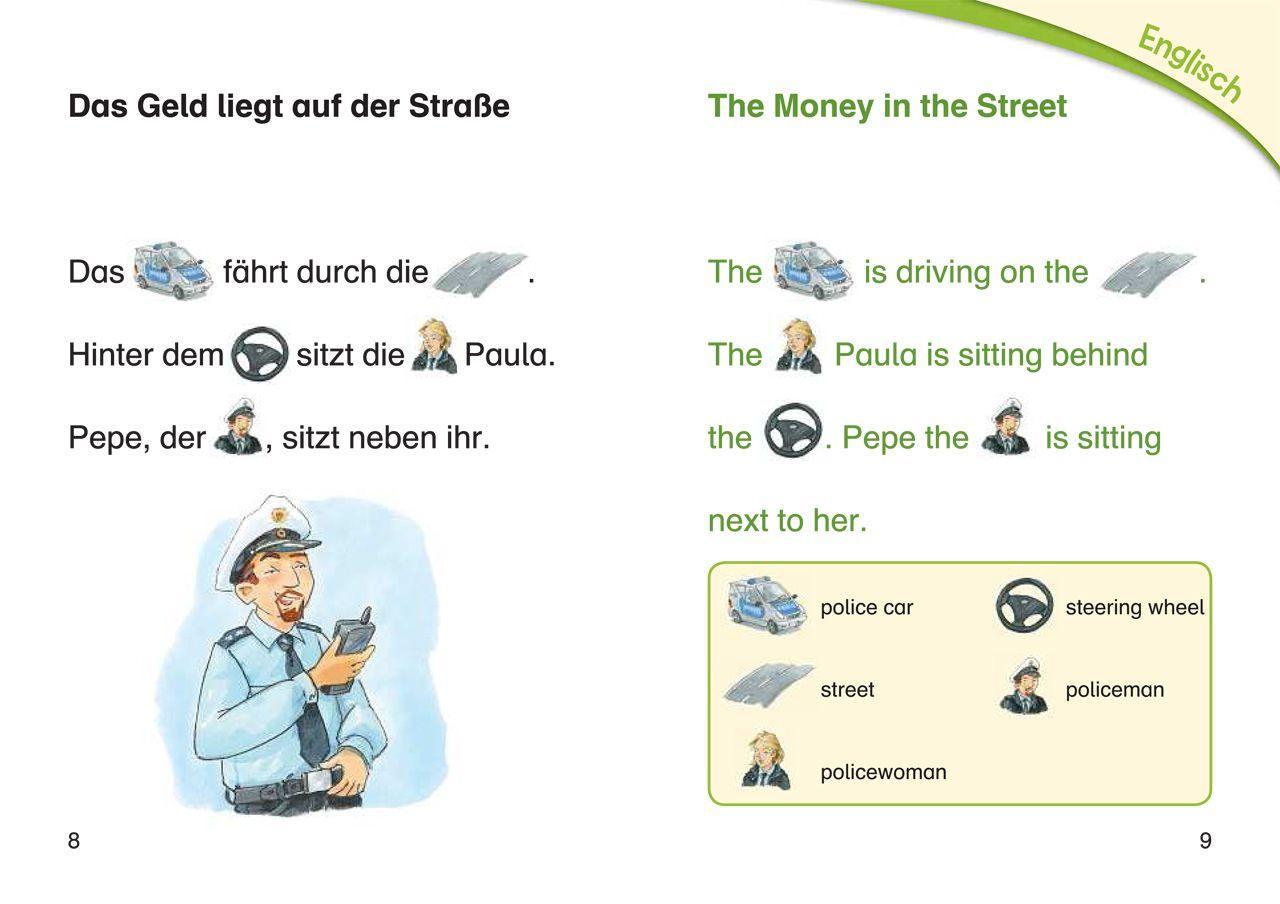 Beispielinhalt (Bild) Bildermaus - Mit Bildern Englisch lernen- Polizeigeschichten - Police Stories