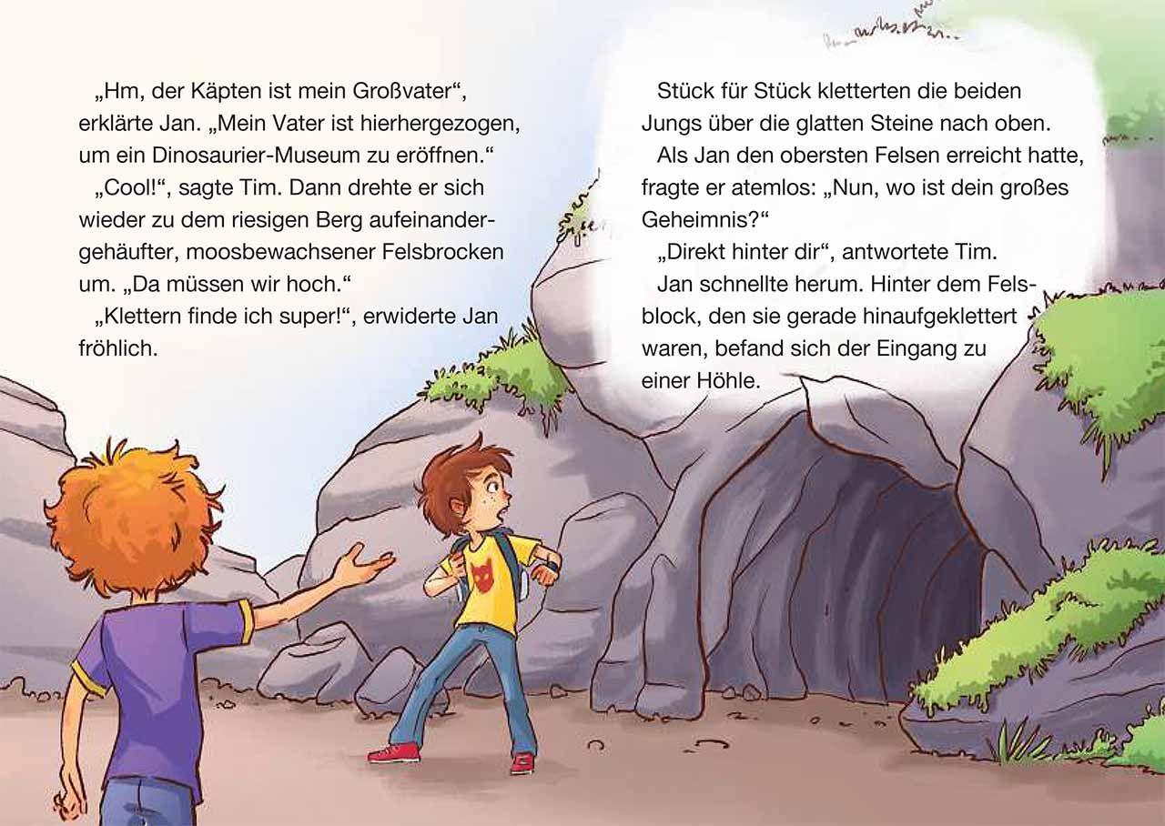 Beispielinhalt (Bild) Das geheime Dinoversum Xtra - Auf der Fährte des T-Rex