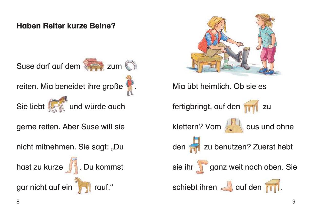 Beispielinhalt (Bild) Bildermaus - Geschichten vom Reiterhof