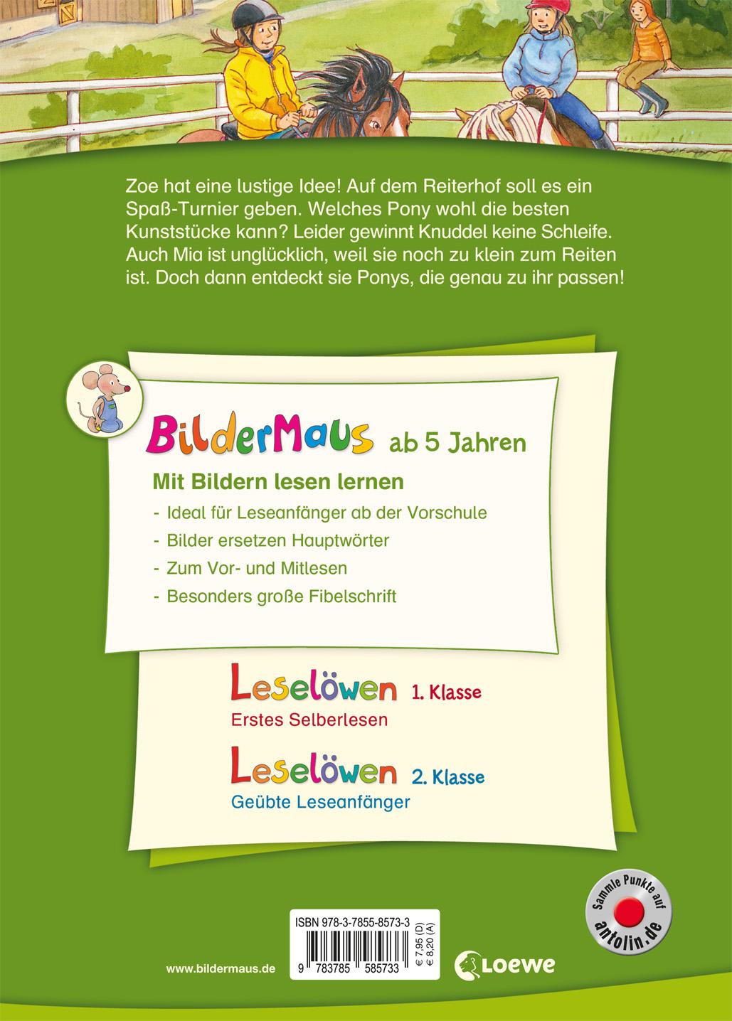 Rückseitencover Bildermaus - Geschichten vom Reiterhof