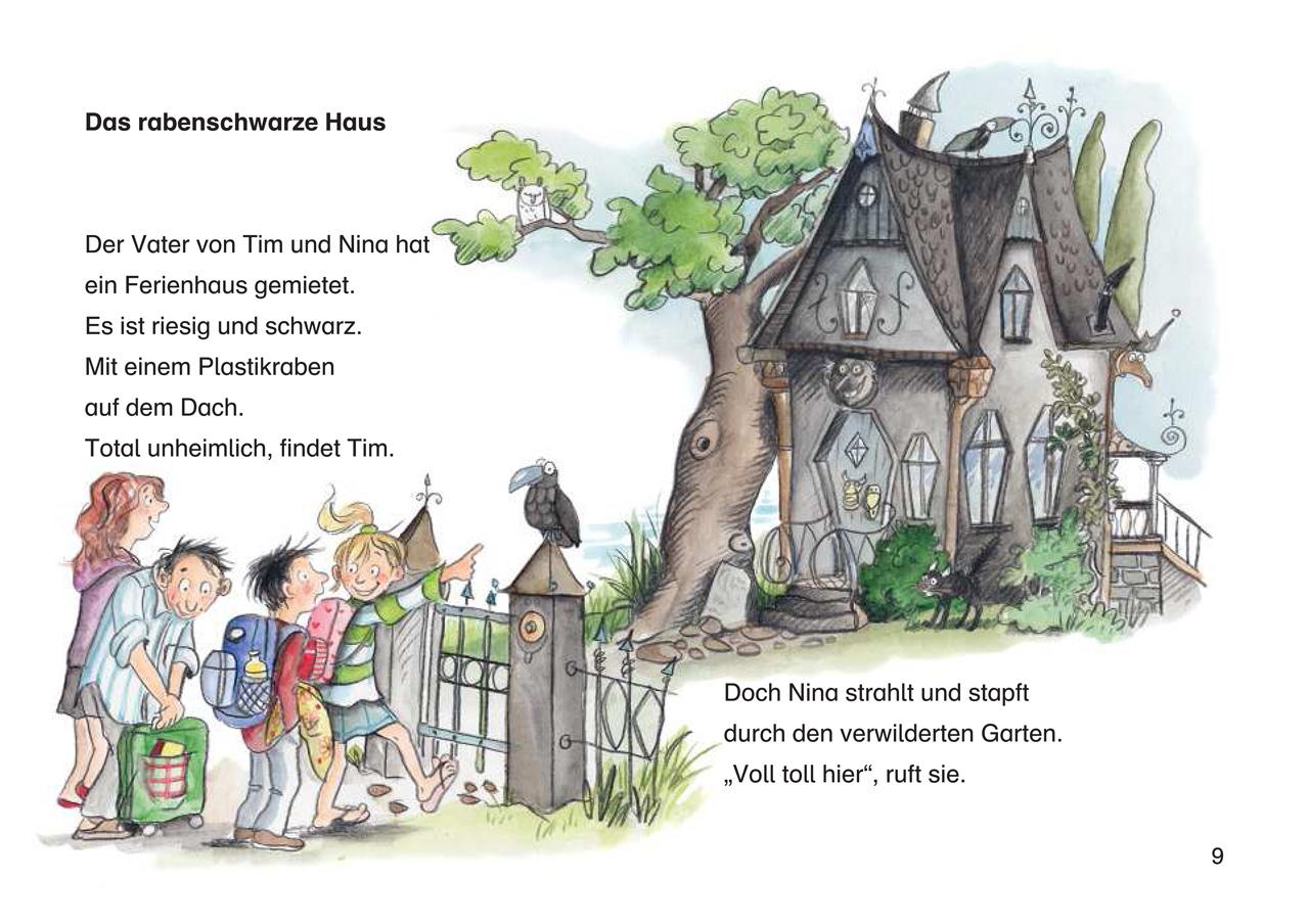 Beispielinhalt (Bild) Leselöwen 2. Klasse - Gruselgeschichten