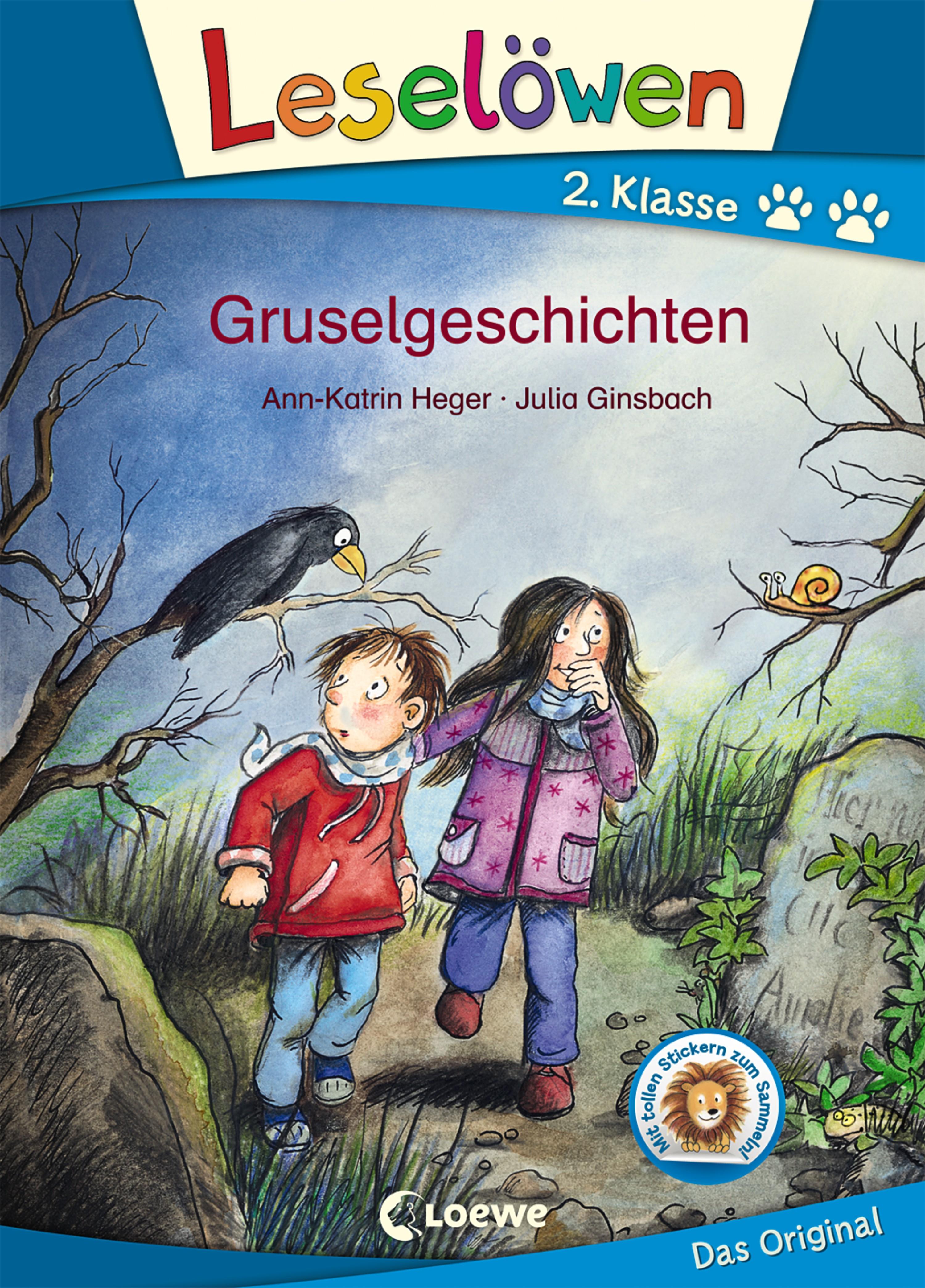 Vorderes Coverbild Leselöwen 2. Klasse - Gruselgeschichten