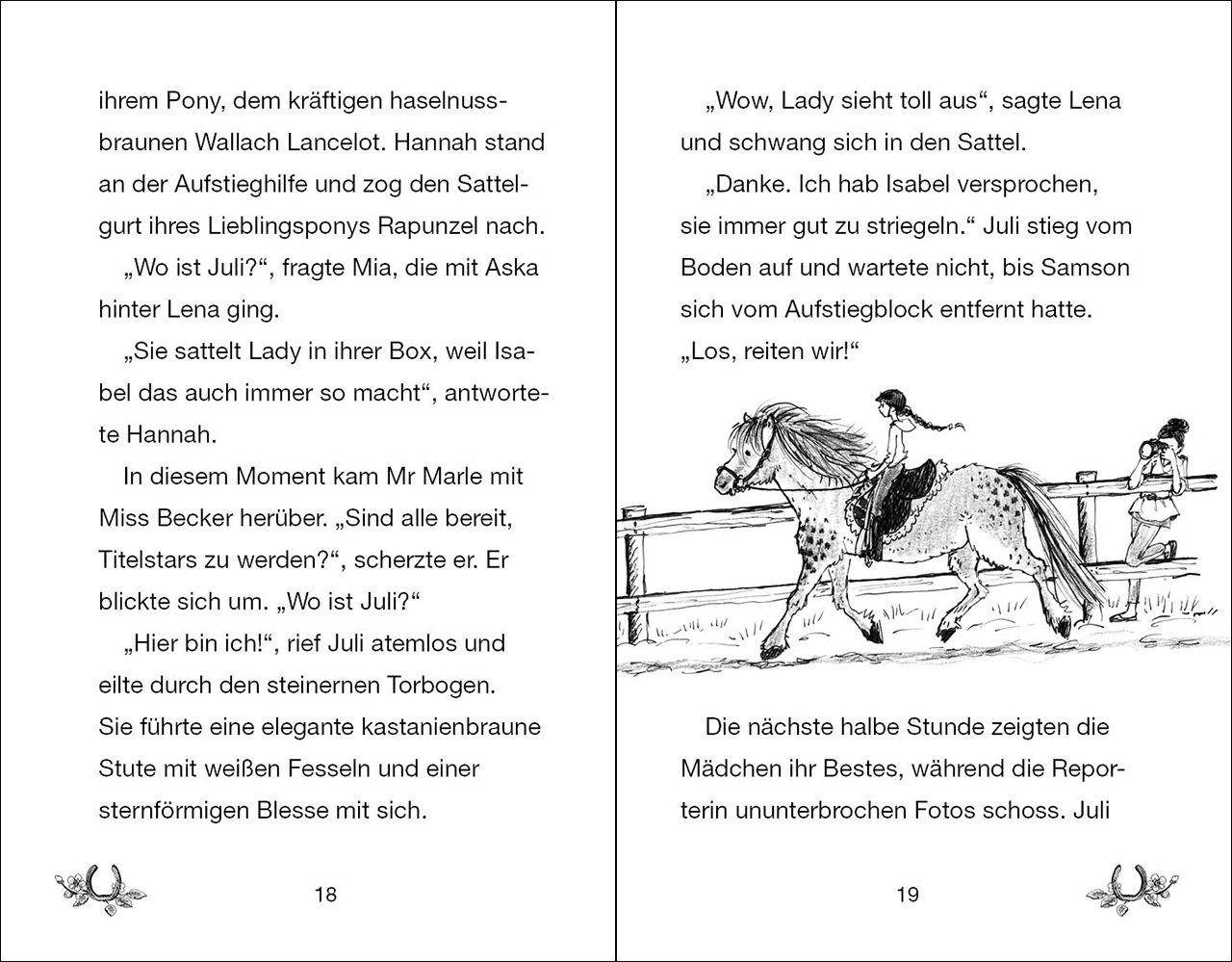 Beispielinhalt (Bild) Ponyhof Apfelblüte - Ladys glanzvoller Auftritt