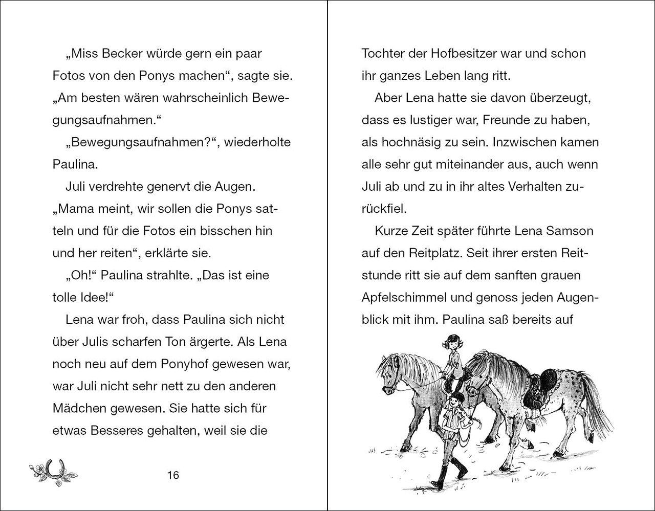 Beispielinhalt (Bild) Ponyhof Apfelblüte - Ladys glanzvoller Auftritt