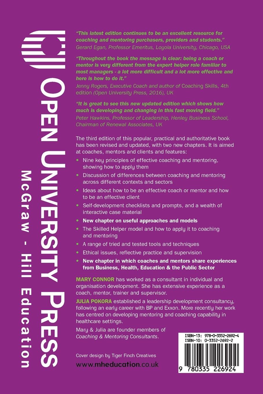 Rückseitencover Coaching and Mentoring at Work, 3rd Edition