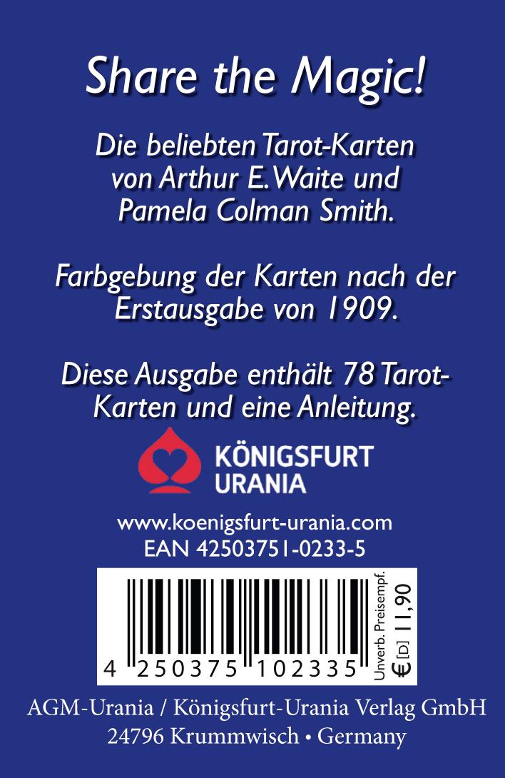 Rückseitencover Tarot von A.E. Waite