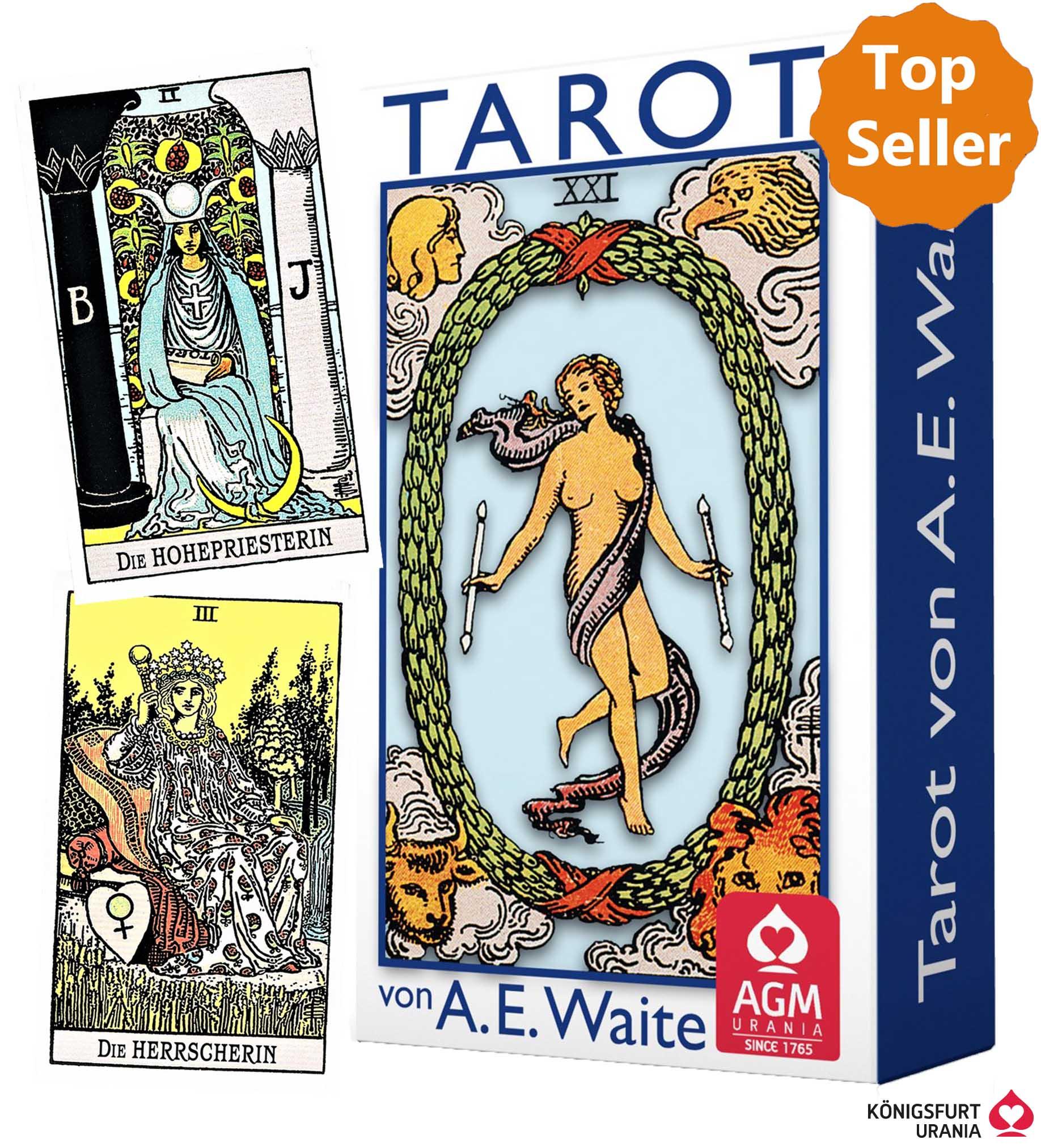 Vorderes Coverbild Tarot von A.E. Waite