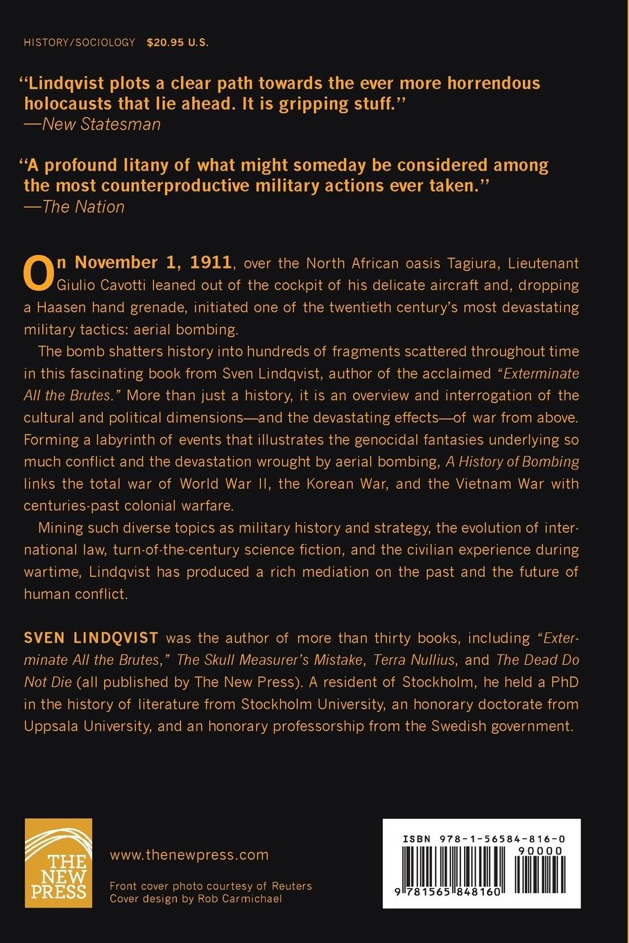 Rückseitencover A History of Bombing