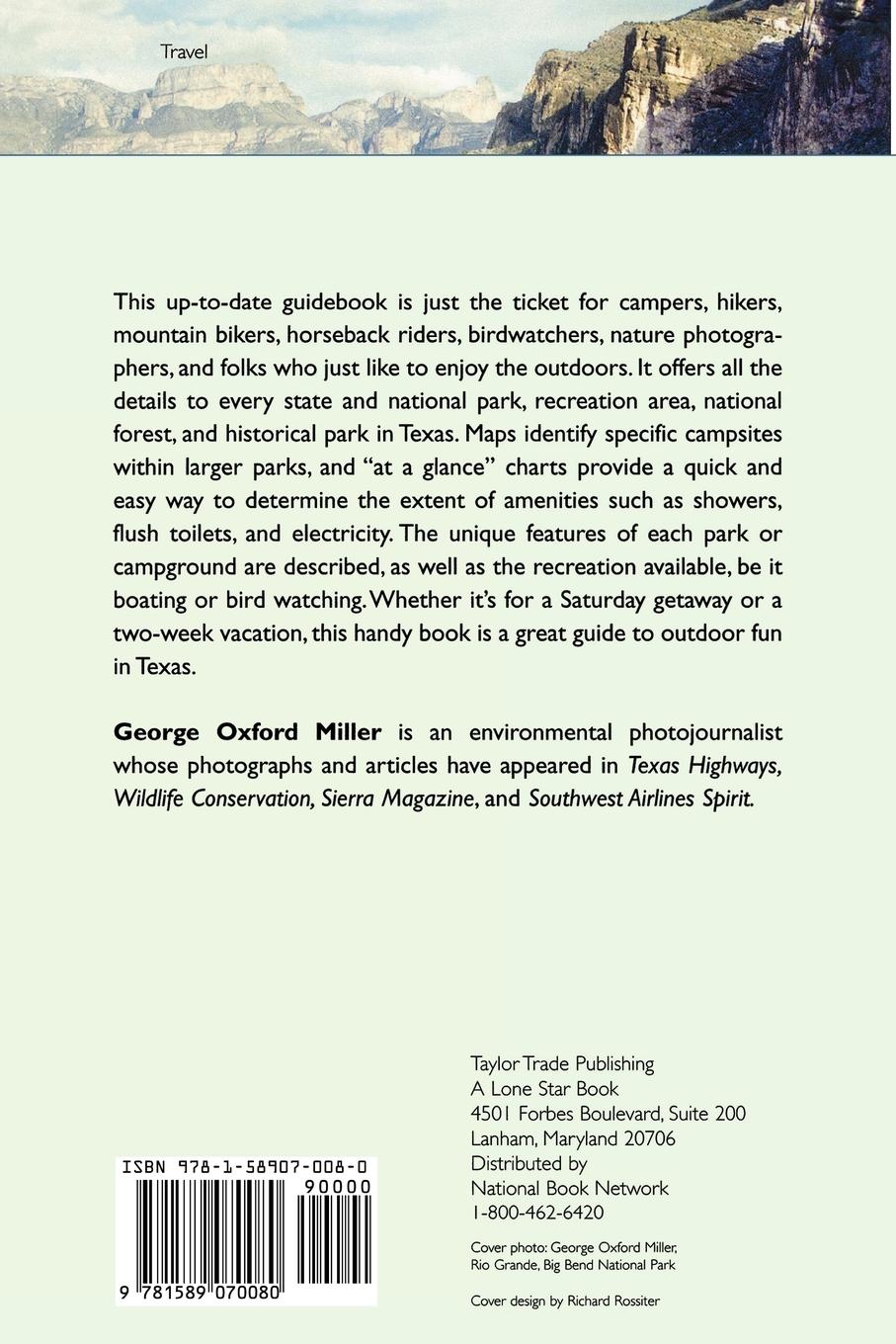 Rückseitencover Texas Parks & Campgrounds