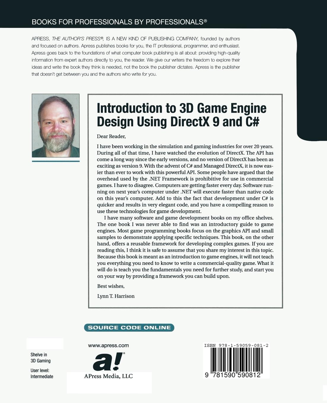 Rückseitencover Introduction to 3D Game Engine Design Using DirectX 9 and C