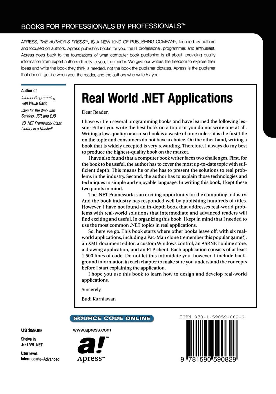Rückseitencover Real-World .Net Applications