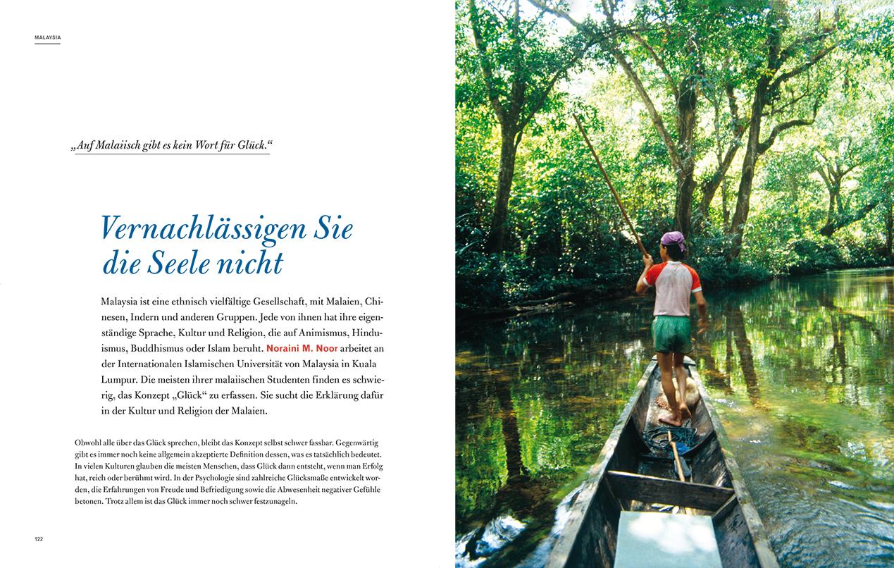 Beispielinhalt (Bild) Glück. The New World Book of Happiness