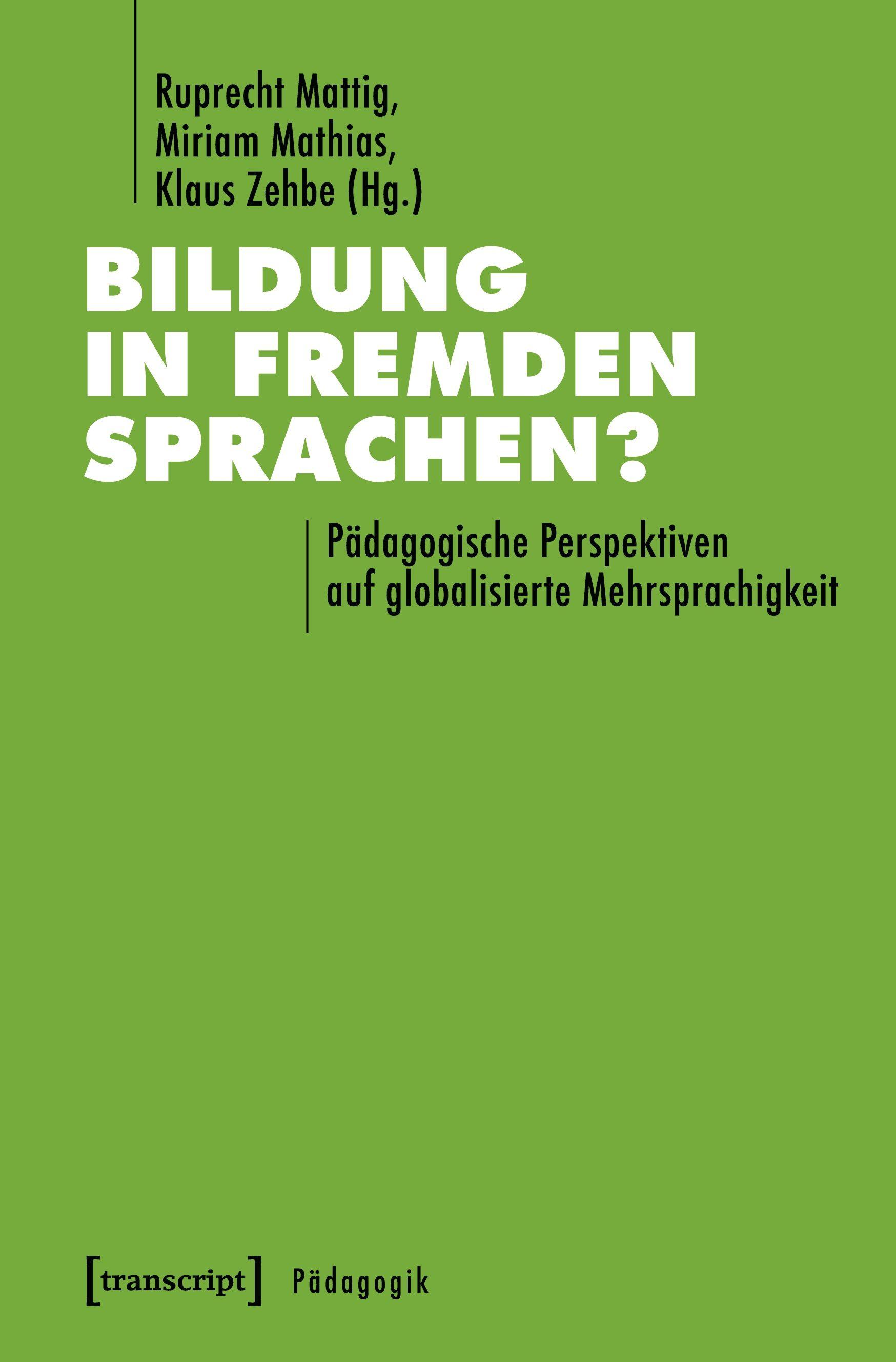 Vorderes Coverbild Bildung in fremden Sprachen?