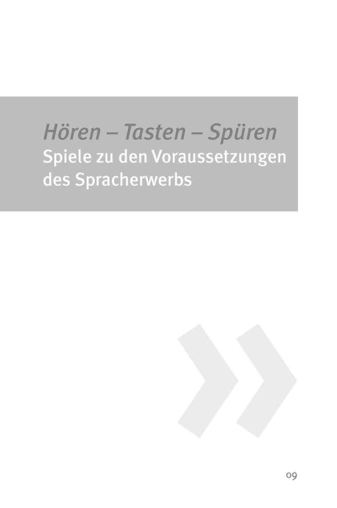 Beispielinhalt (Bild) Die 50 besten Spiele zur alltagsintegrierten Sprachbildung