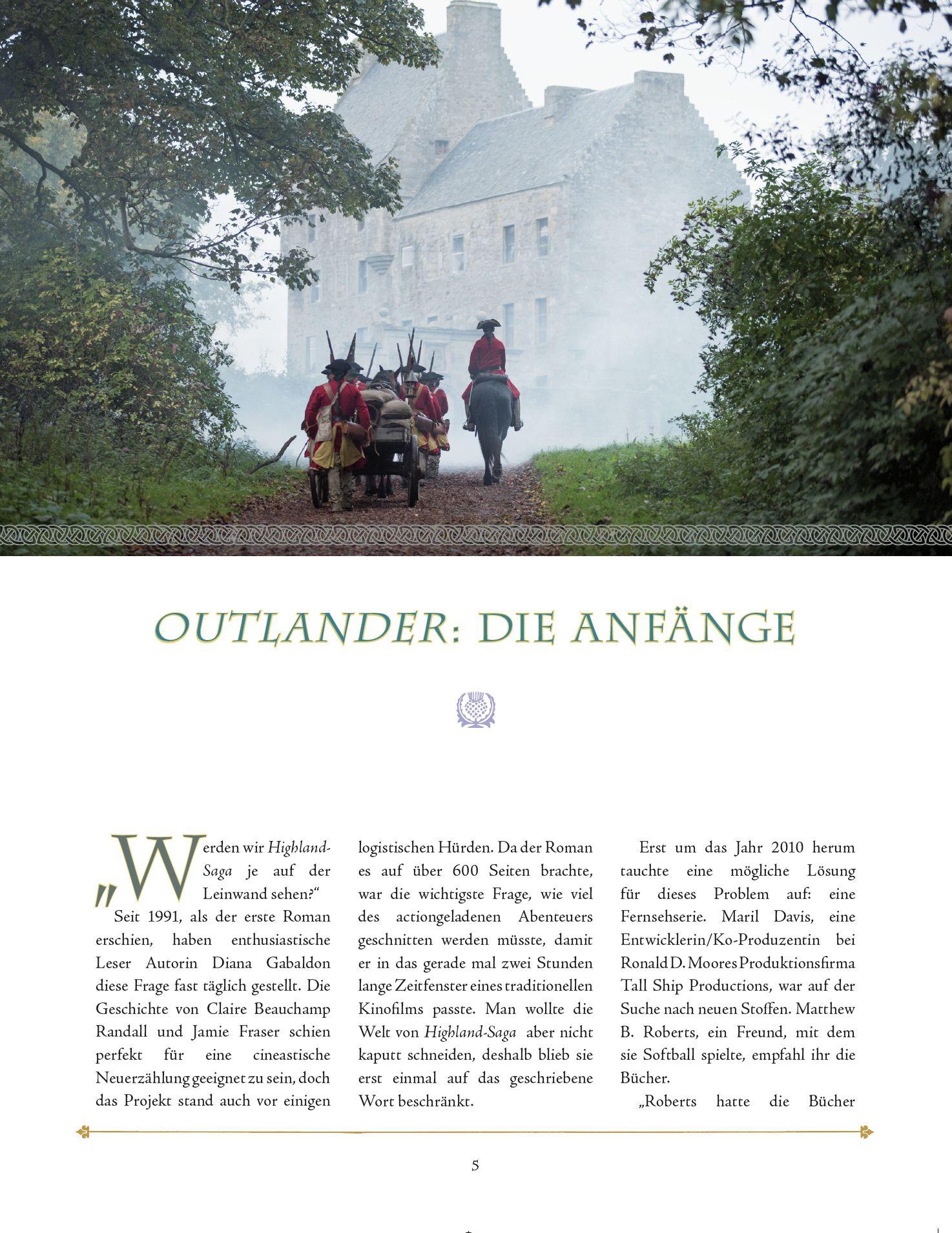 Beispielinhalt (Bild) Hinter den Kulissen von Outlander: Die TV-Serie