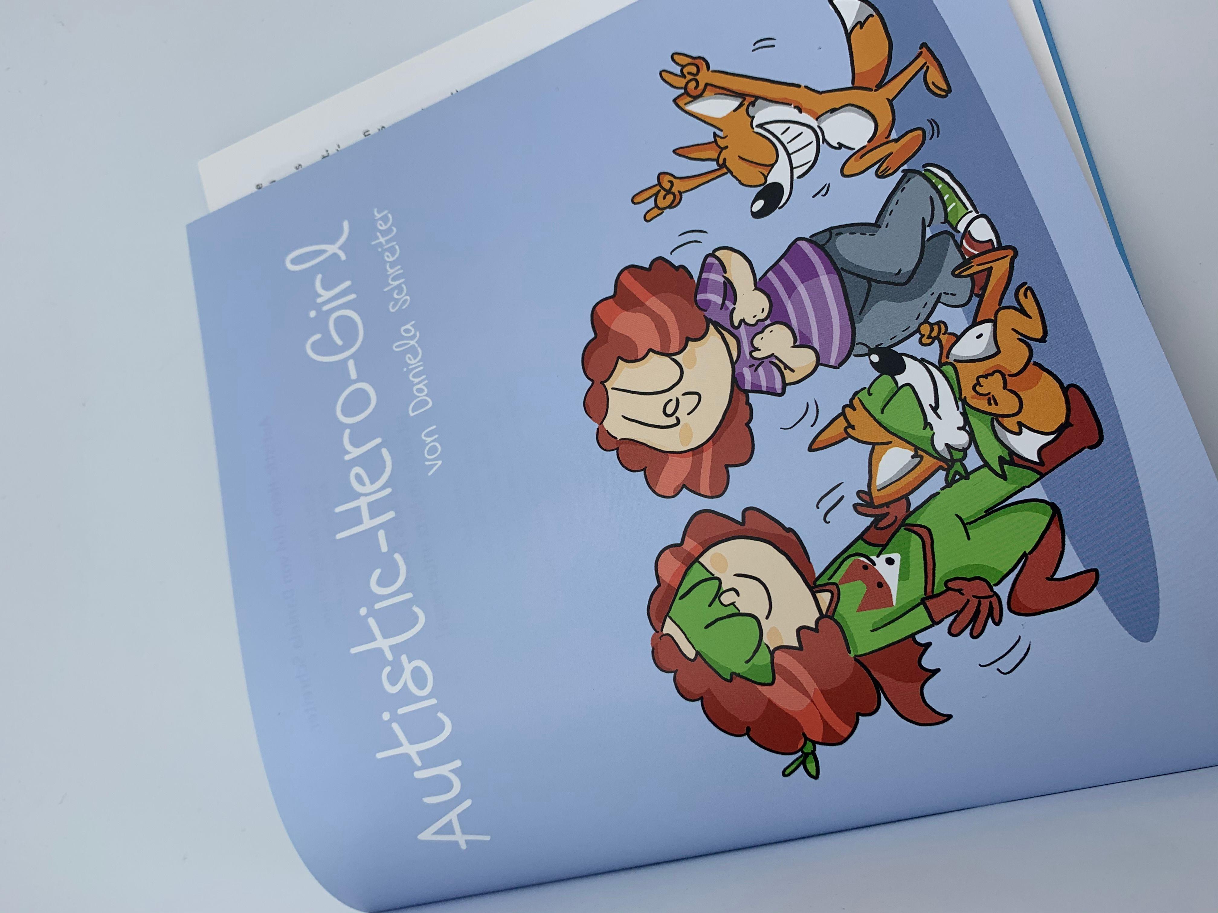 Beispielinhalt (Bild) Die Abenteuer von Autistic Hero-Girl