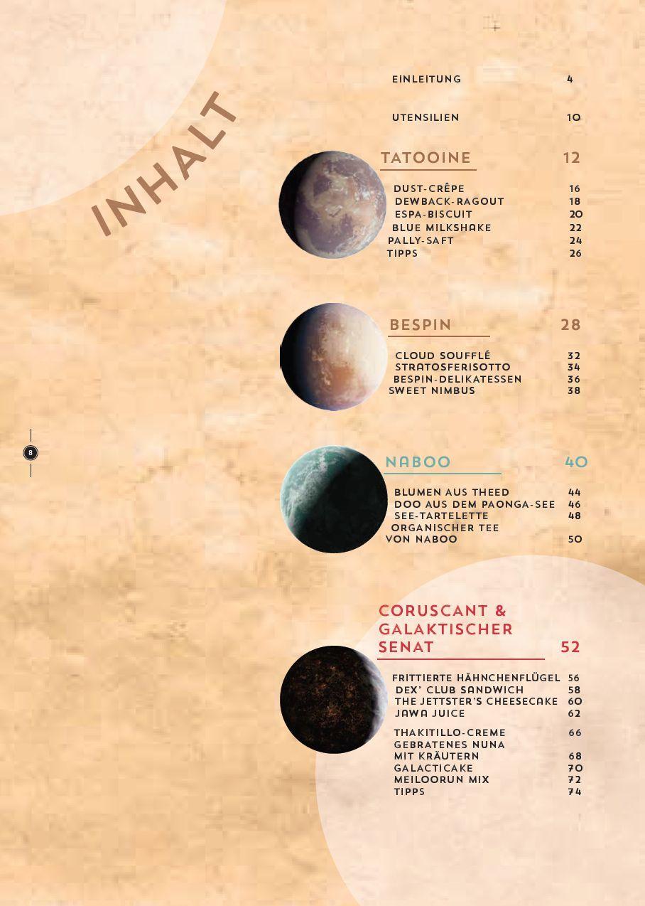 Beispielinhalt (Bild) Star Wars Kochbuch: Cantina