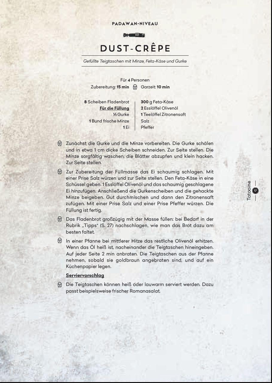 Beispielinhalt (Bild) Star Wars Kochbuch: Cantina