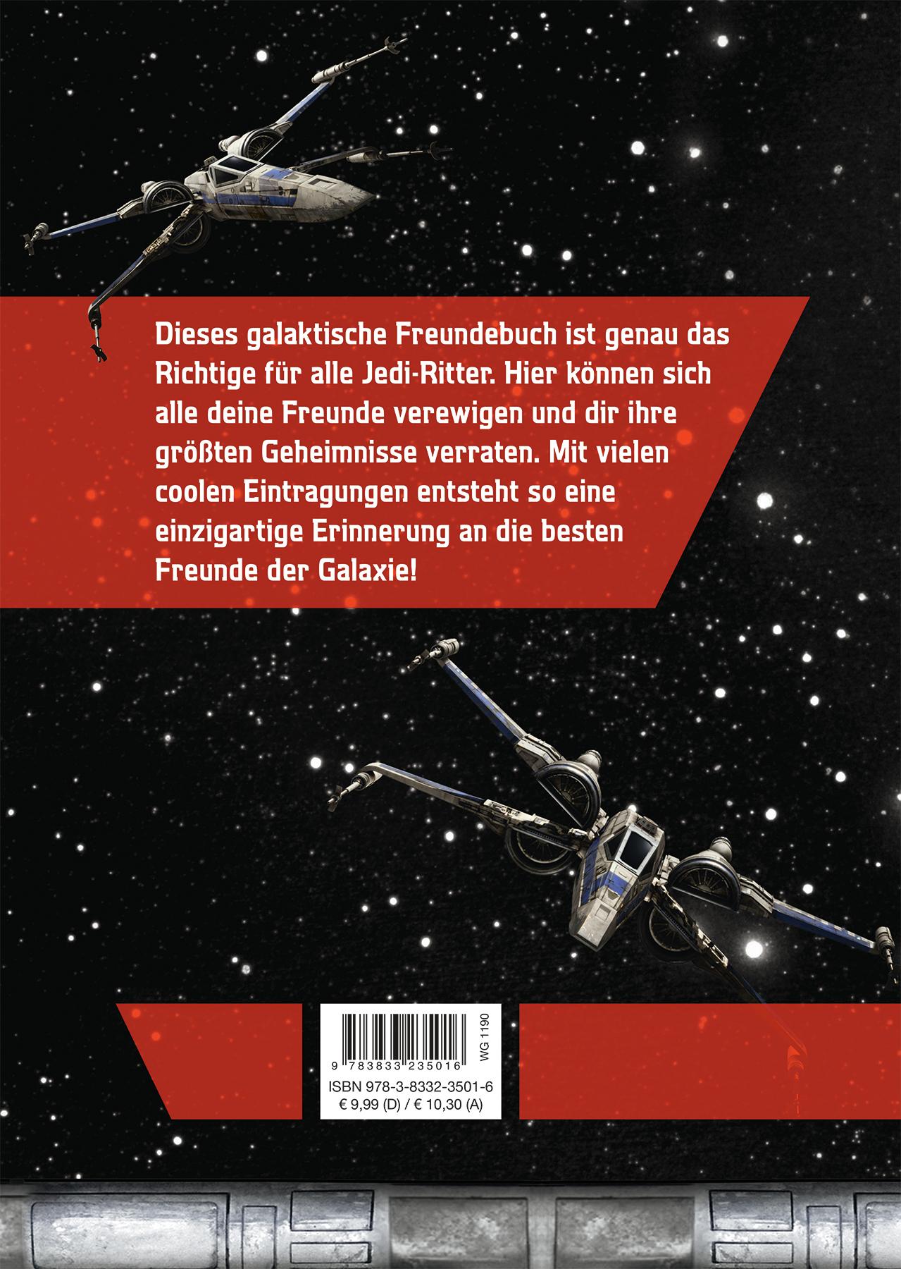 Rückseitencover Star Wars Freundebuch: Meine Freunde