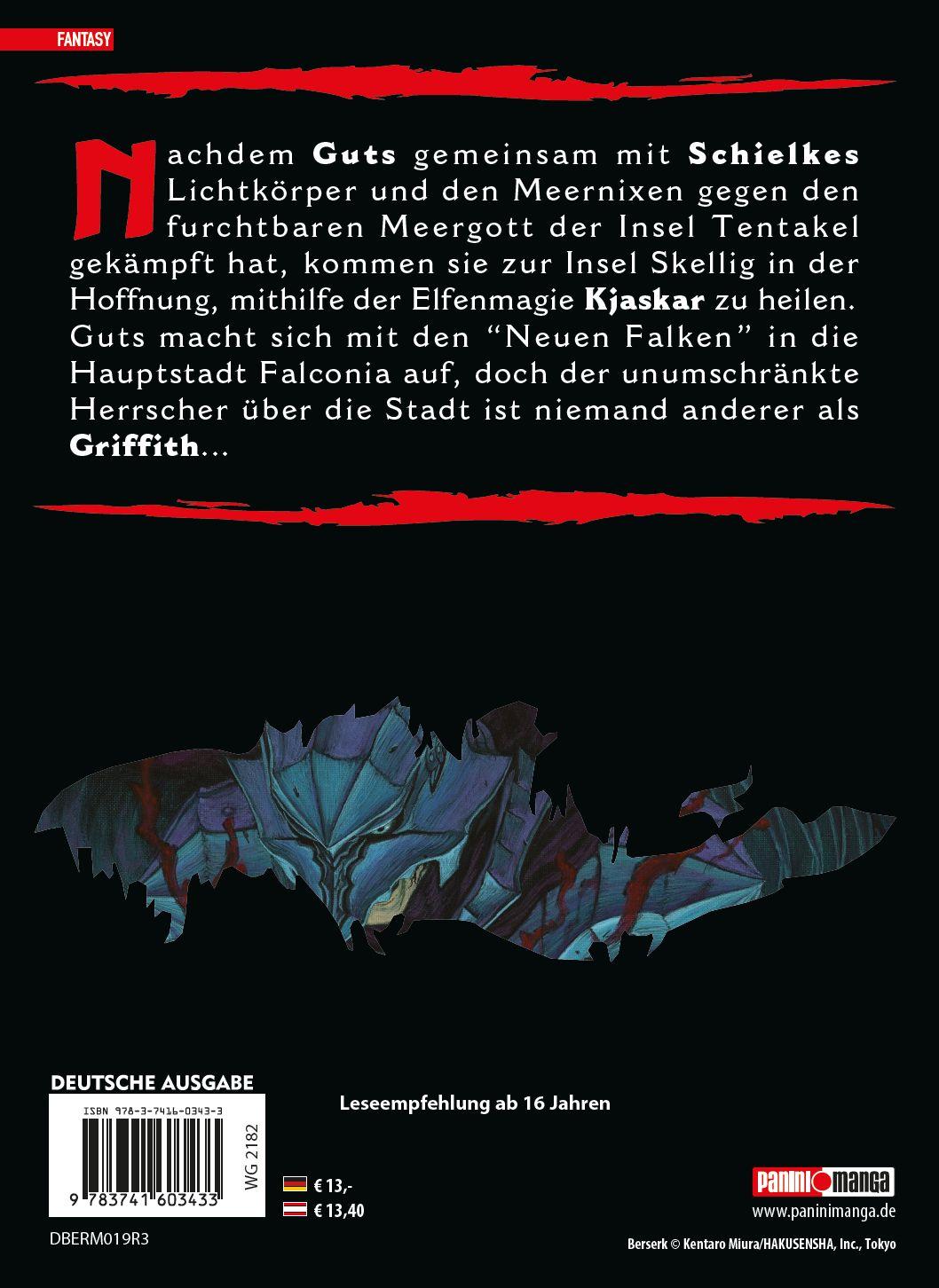 Rückseitencover Berserk Max 19