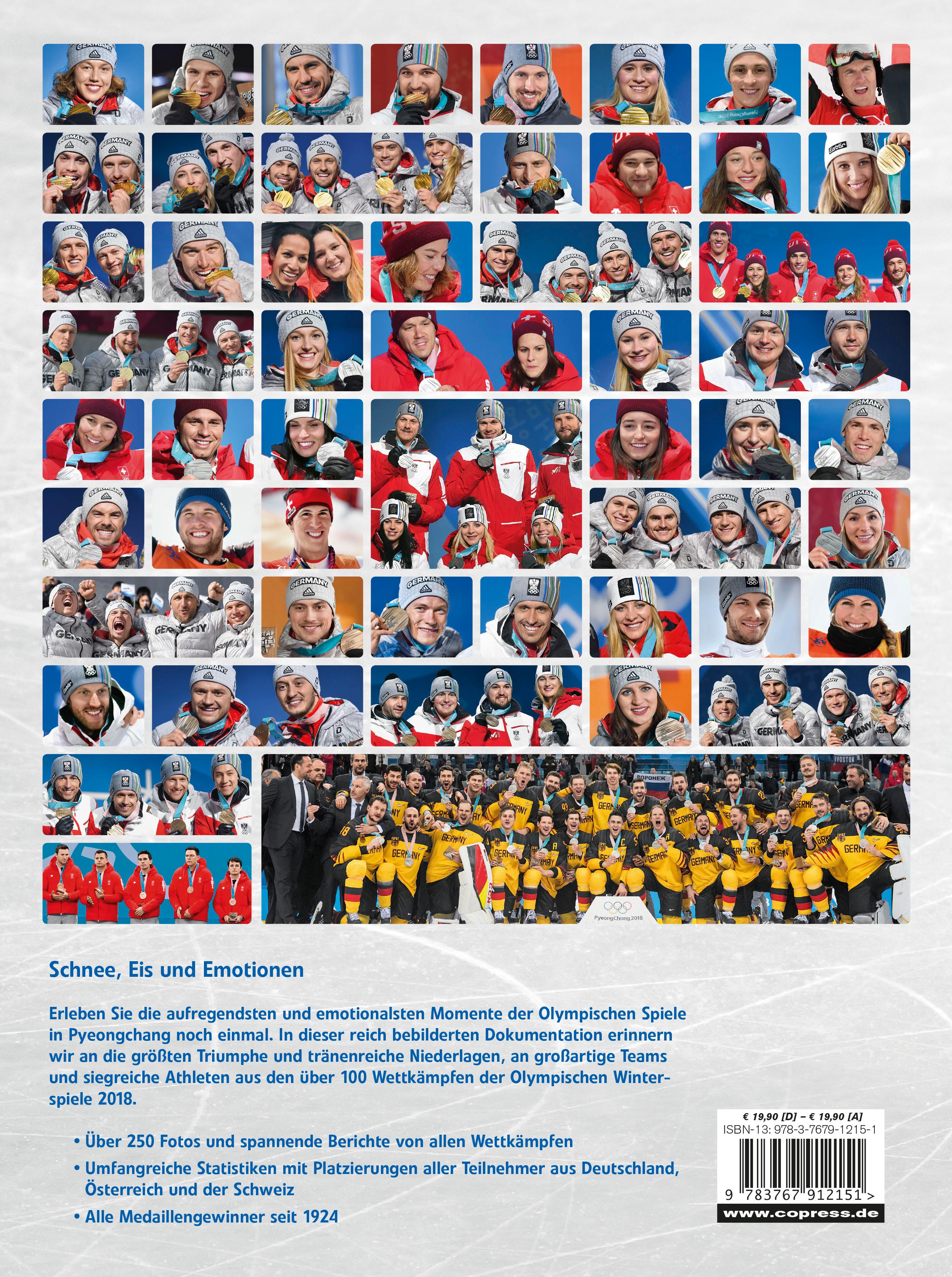 Rückseitencover Olympische Winterspiele Pyeongchang 2018