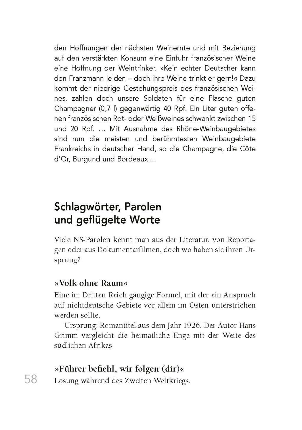 Beispielinhalt (Bild) "Und morgen gibt es Hitlerwetter!" - Alltägliches und Kurioses aus dem Dritten Reich