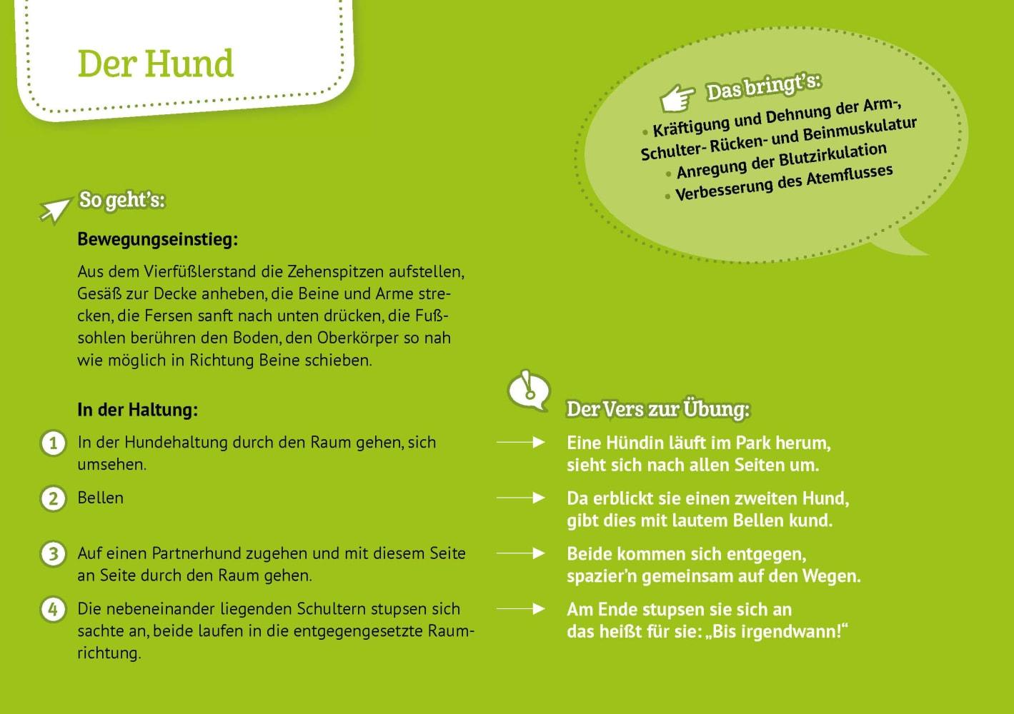 Beispielinhalt (Bild) 30 Kinderyoga-Bildkarten