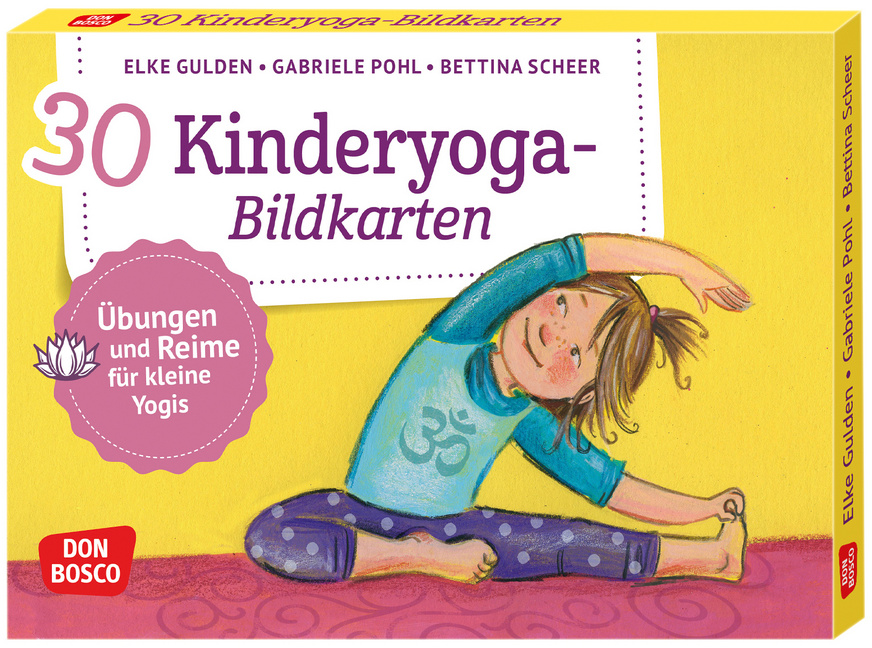 Vorderes Coverbild 30 Kinderyoga-Bildkarten