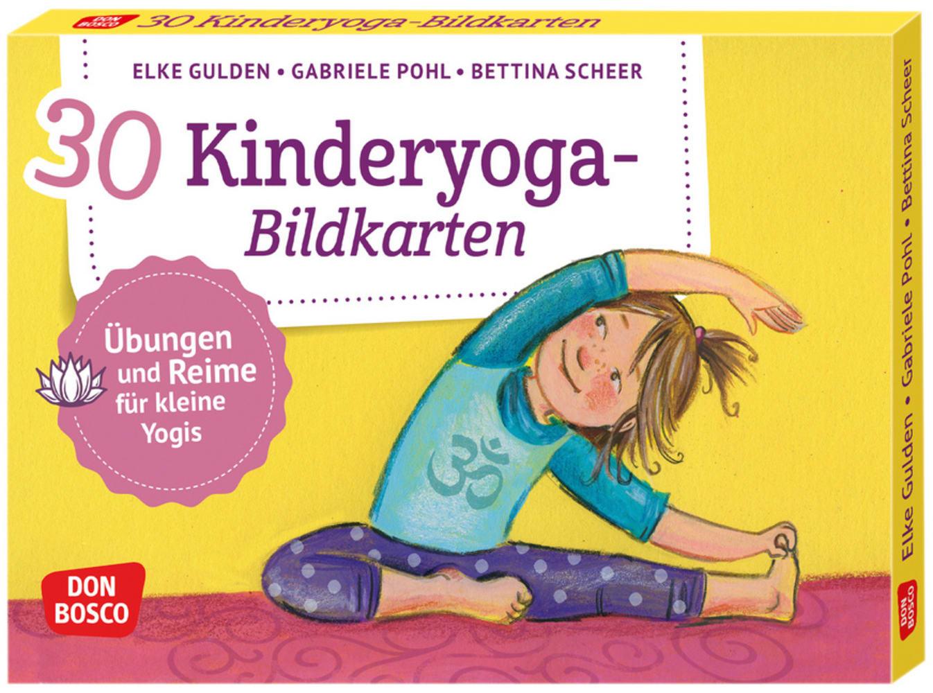 Vorderes Coverbild 30 Kinderyoga-Bildkarten