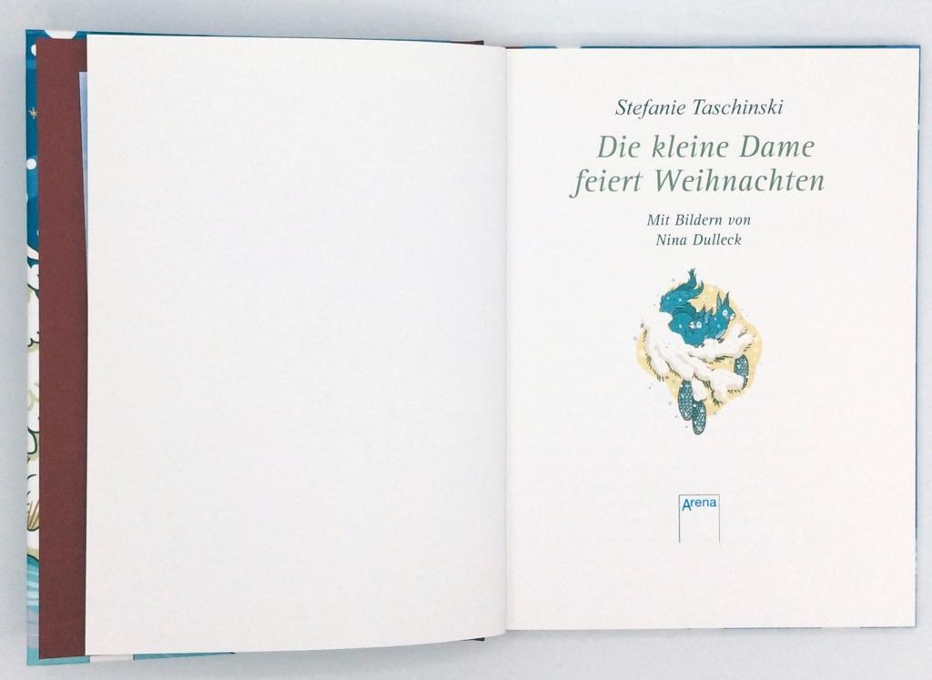 Beispielinhalt (Bild) Die kleine Dame feiert Weihnachten