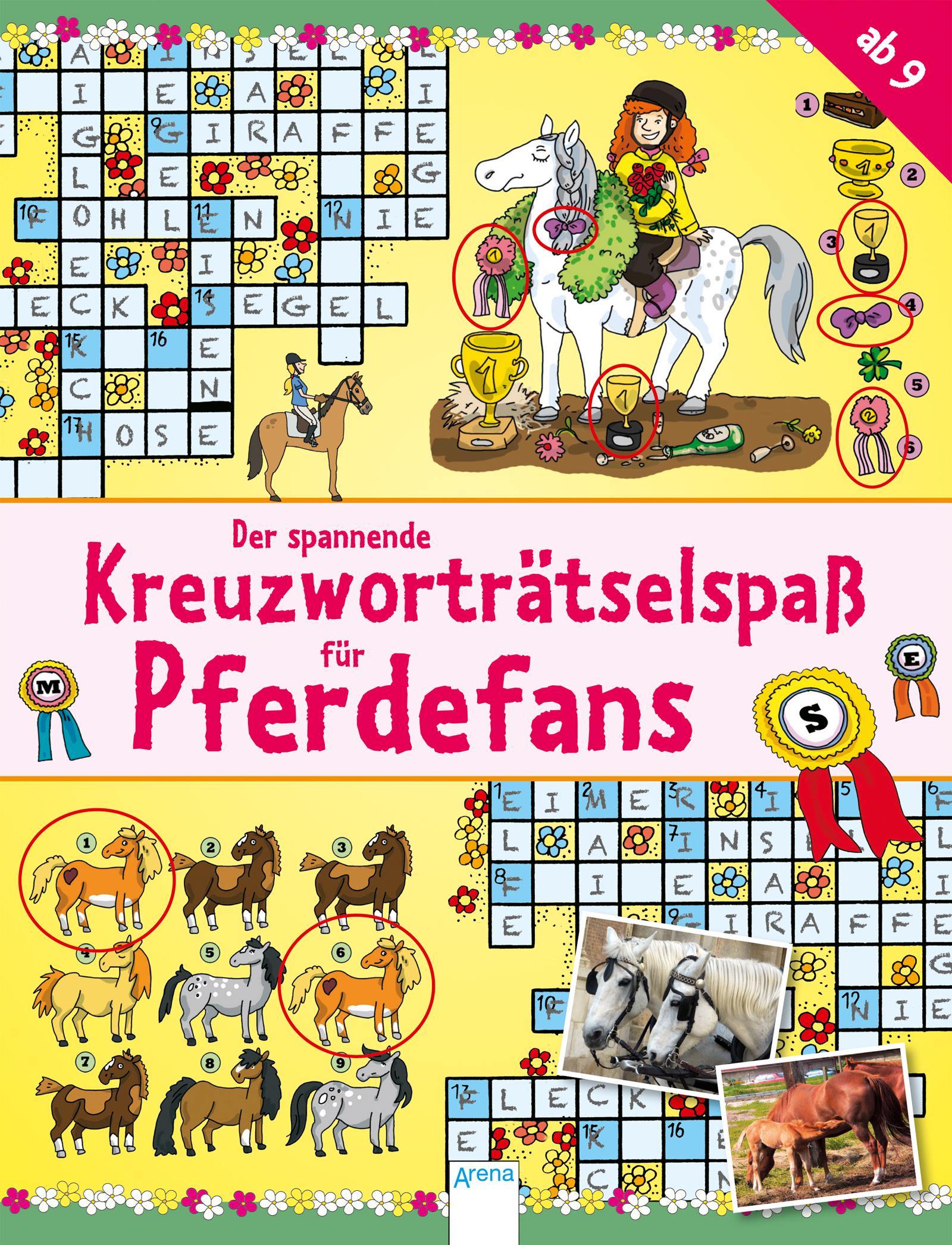 Vorderes Coverbild Der spannende Kreuzworträtselspaß für Pferdefans