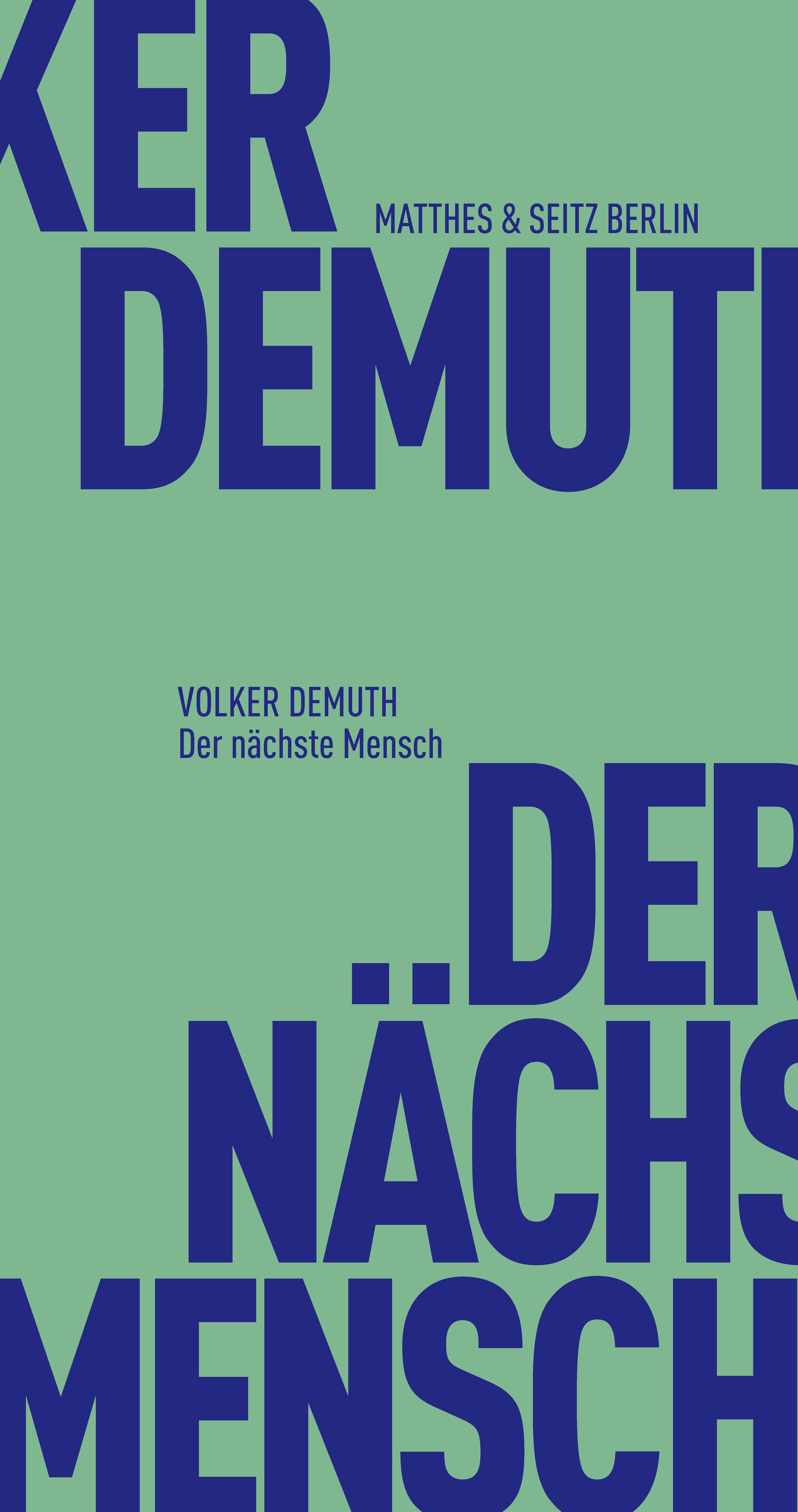 Vorderes Coverbild Der nächste Mensch