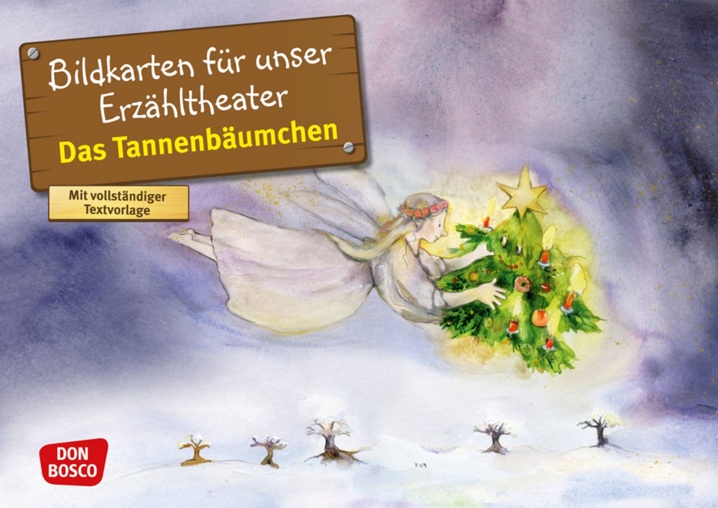 Vorderes Coverbild Das Tannenbäumchen. Kamishibai Bildkartenset