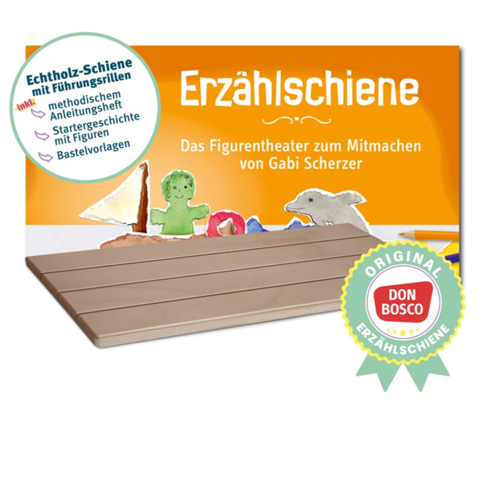 Vorderes Coverbild Original Don Bosco Erzählschiene. Das Figurentheater zum Mitmachen