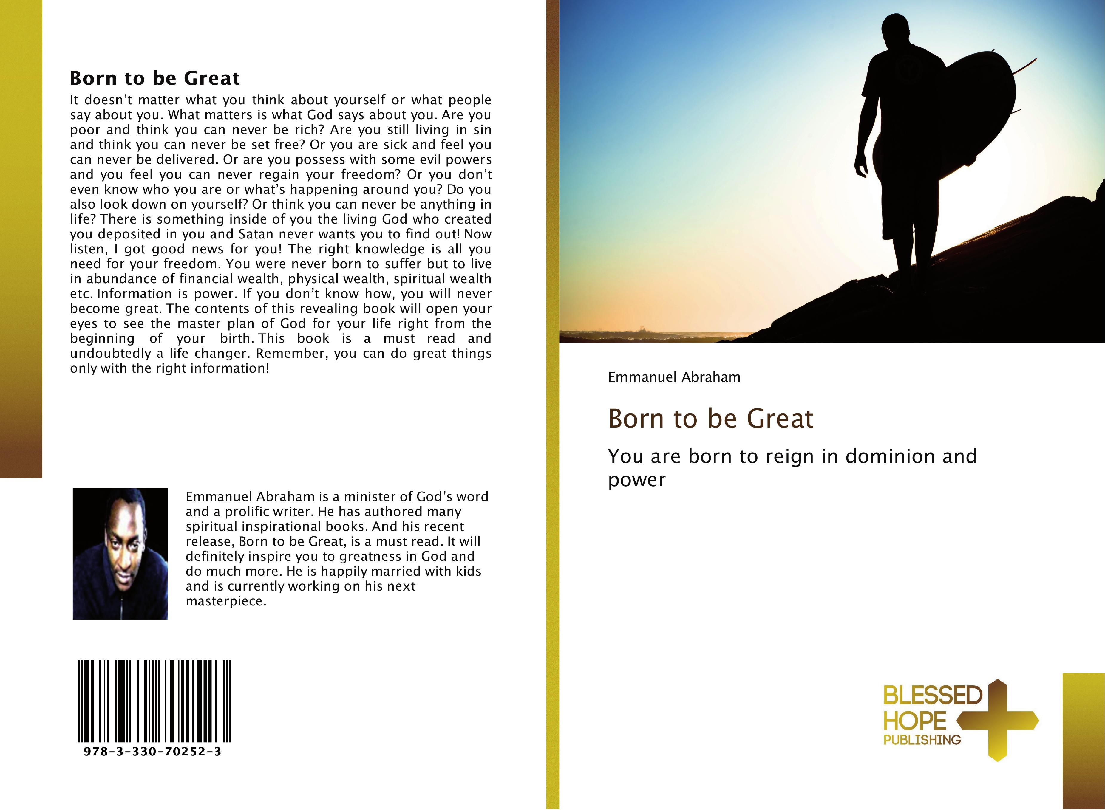 Vorderes Coverbild Born to be Great