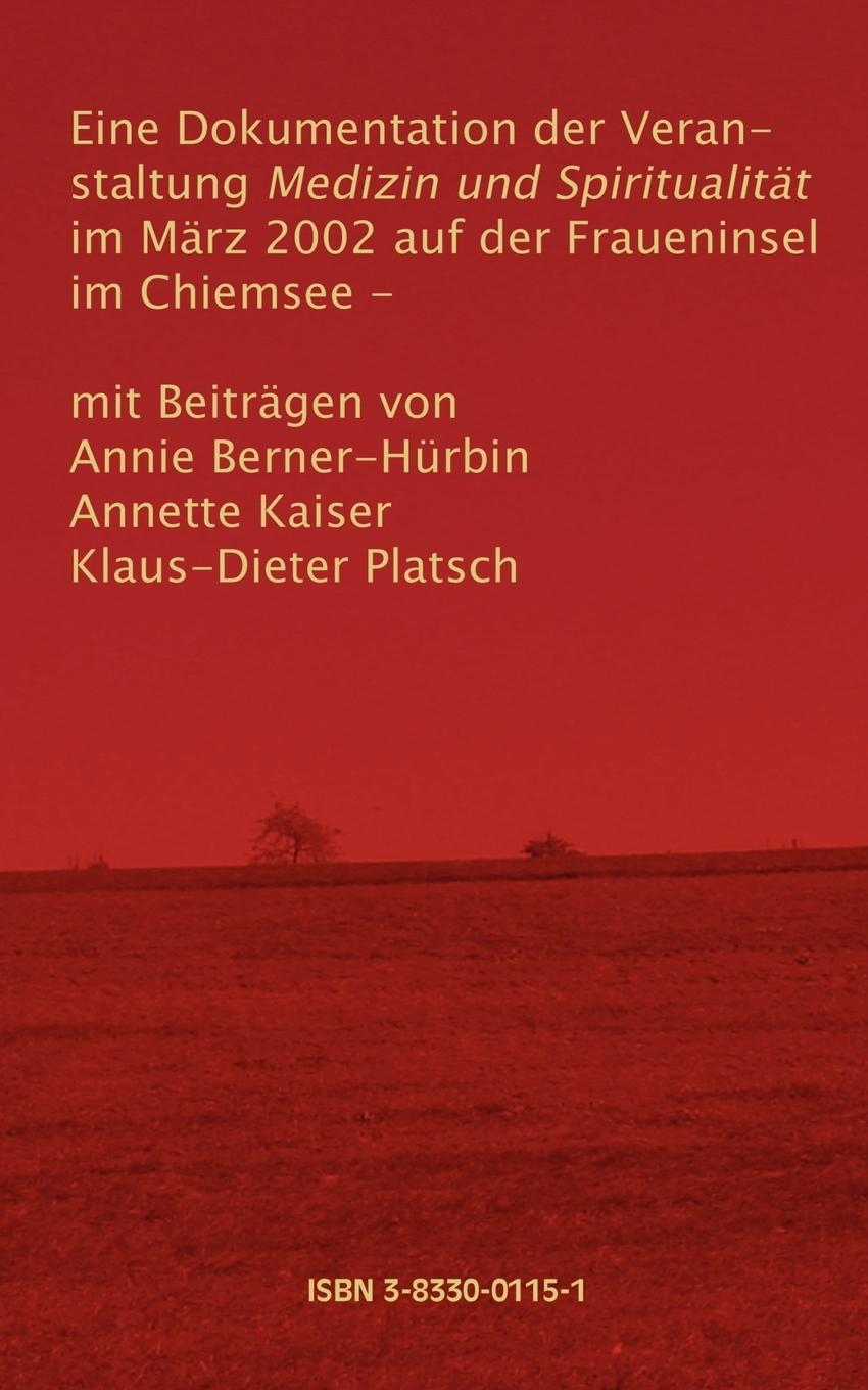 Rückseitencover Medizin und Spiritualität