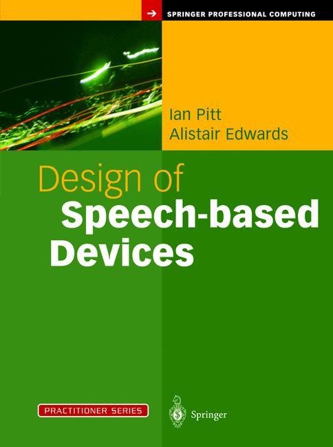 Vorderes Coverbild Design of Speech-based Devices