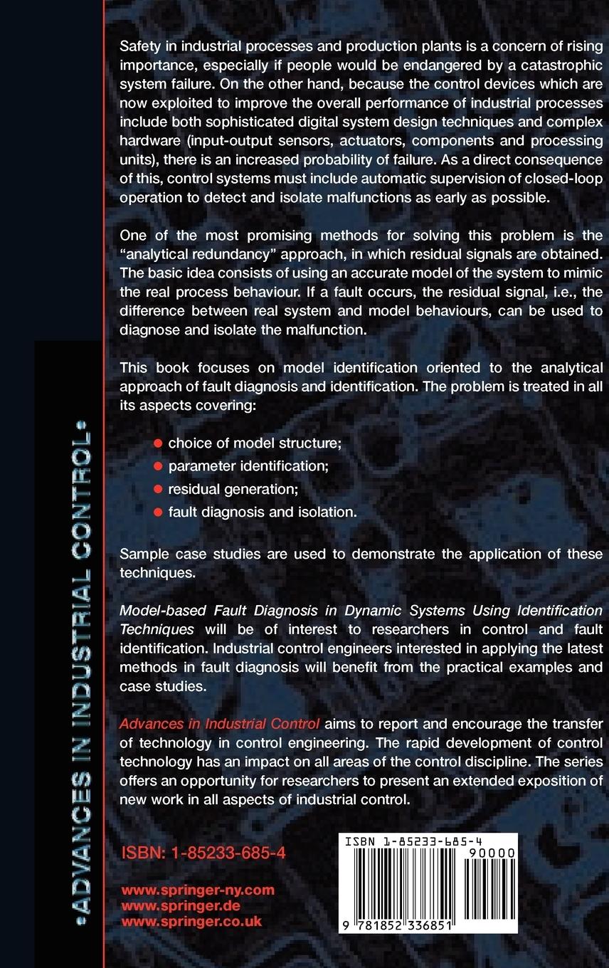 Rückseitencover Model-based Fault Diagnosis in Dynamic Systems Using Identification Techniques