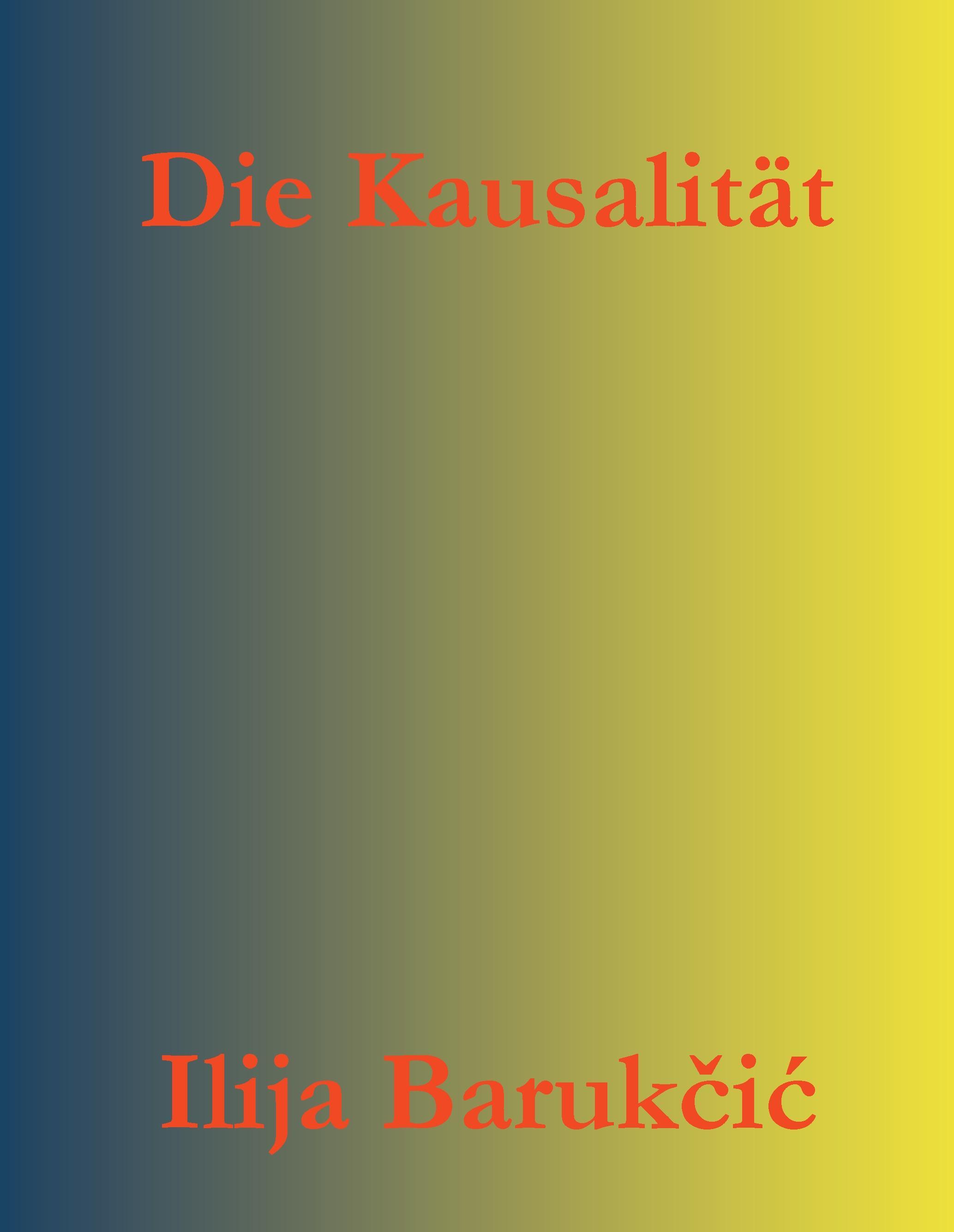 Vorderes Coverbild Die Kausalität