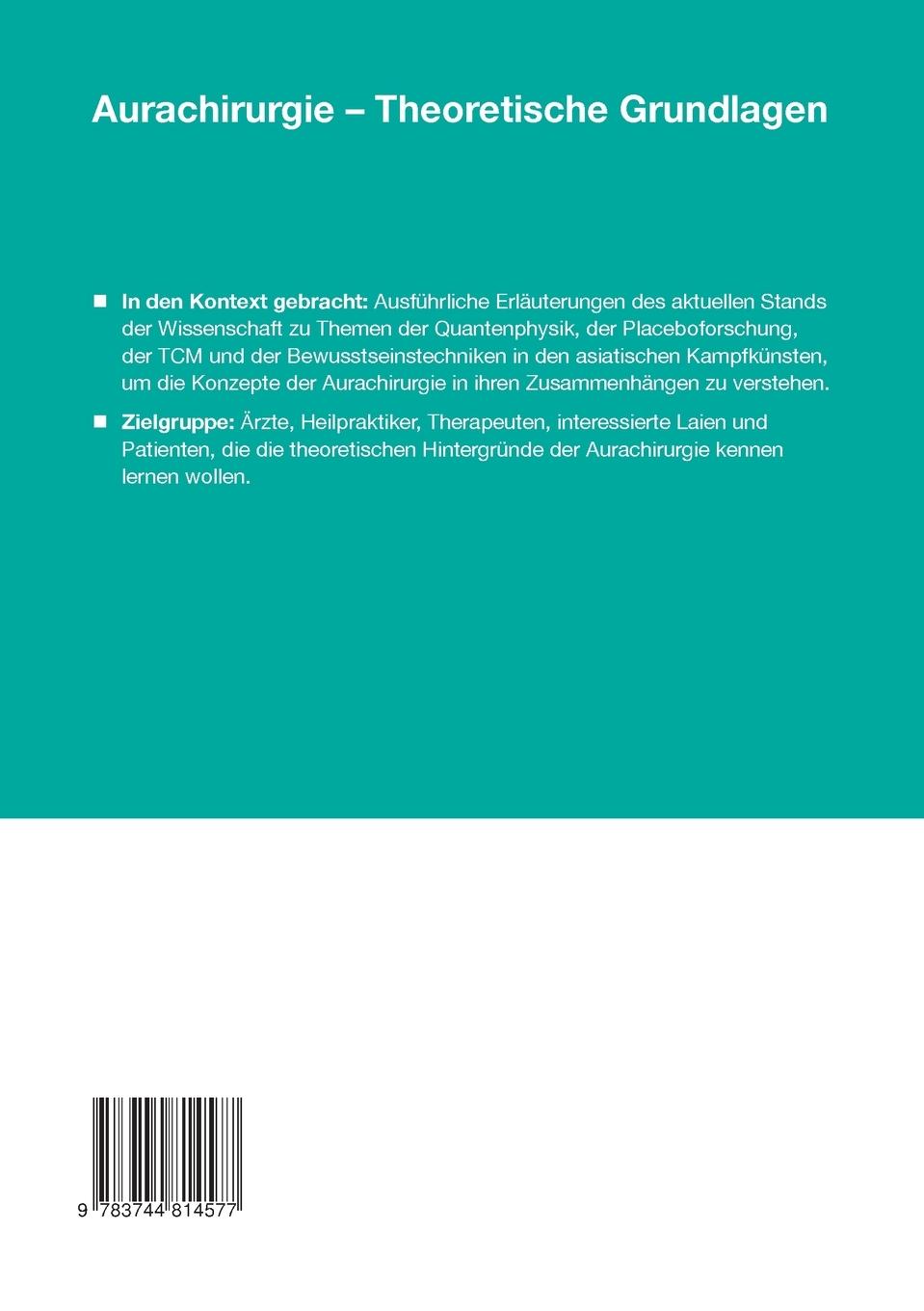 Rückseitencover Einführung in die Aurachirurgie