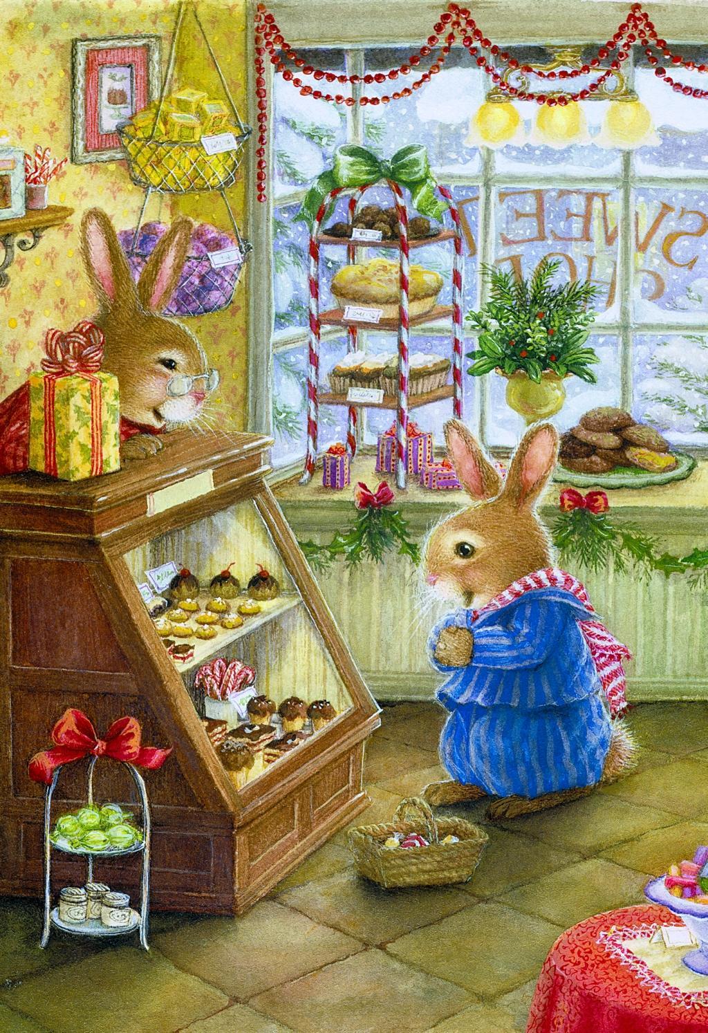 Beispielinhalt (Bild) Frohe Weihnachten! Weihnachtskarten-Set