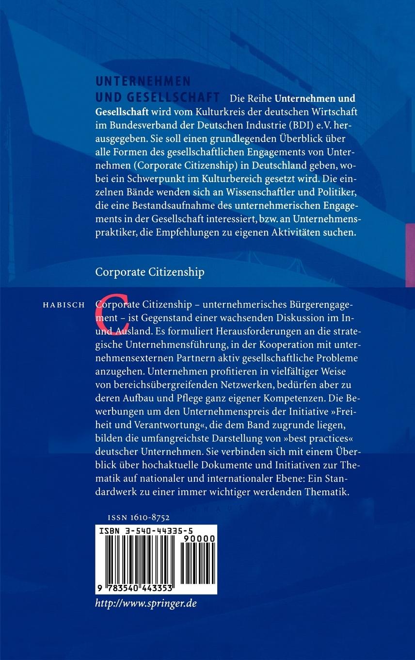 Rückseitencover Corporate Citizenship