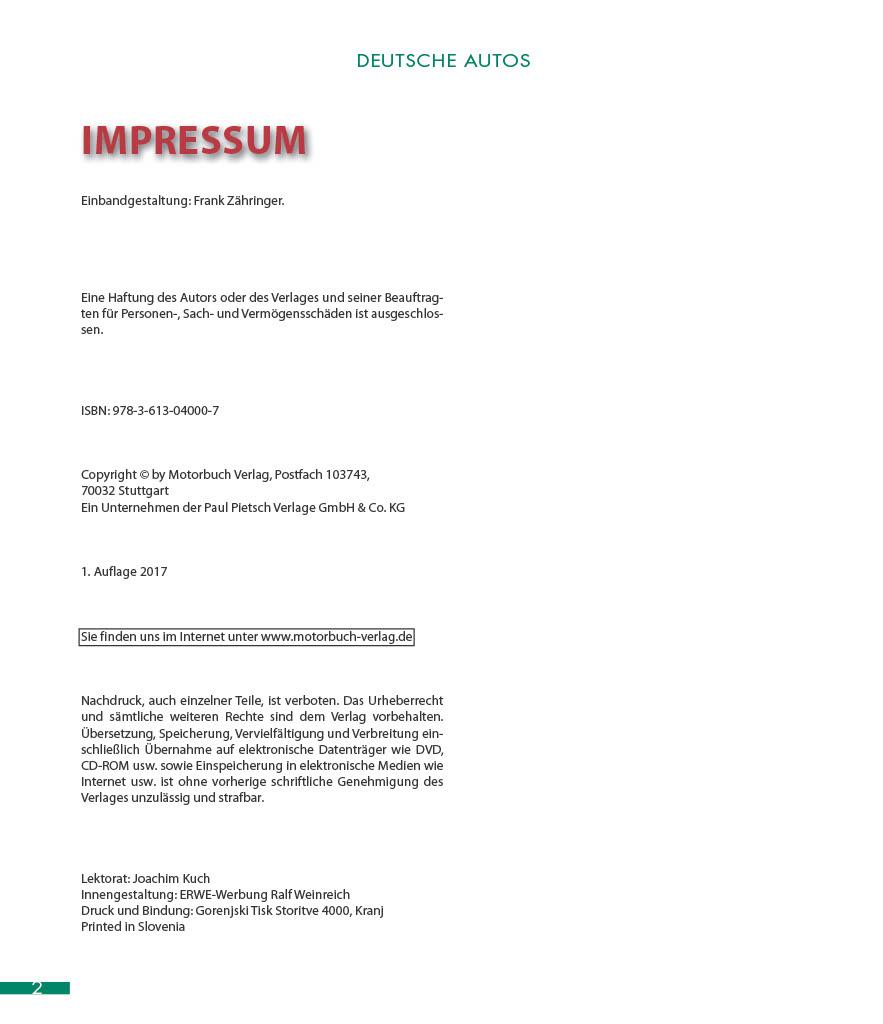Beispielinhalt (Bild) Deutsche Autos