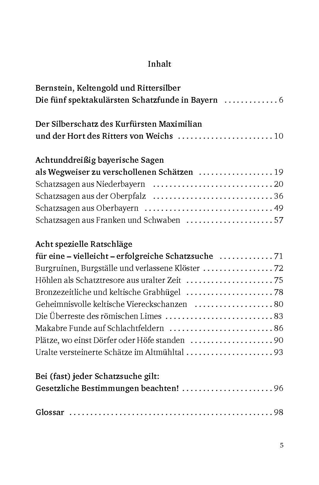 Beispielinhalt (Bild) Verborgene Schätze in Bayern