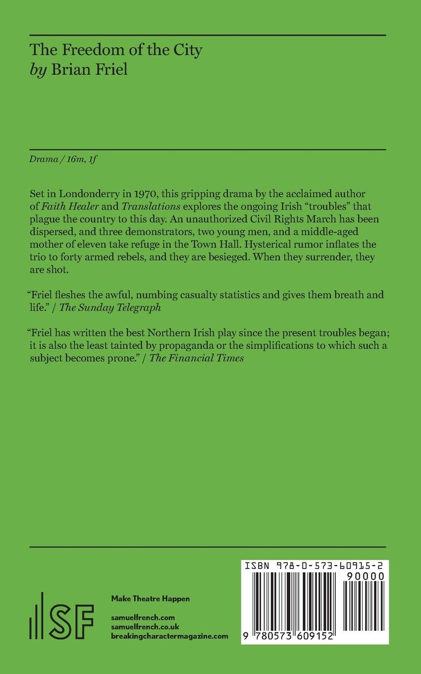 Rückseitencover The Freedom of the City