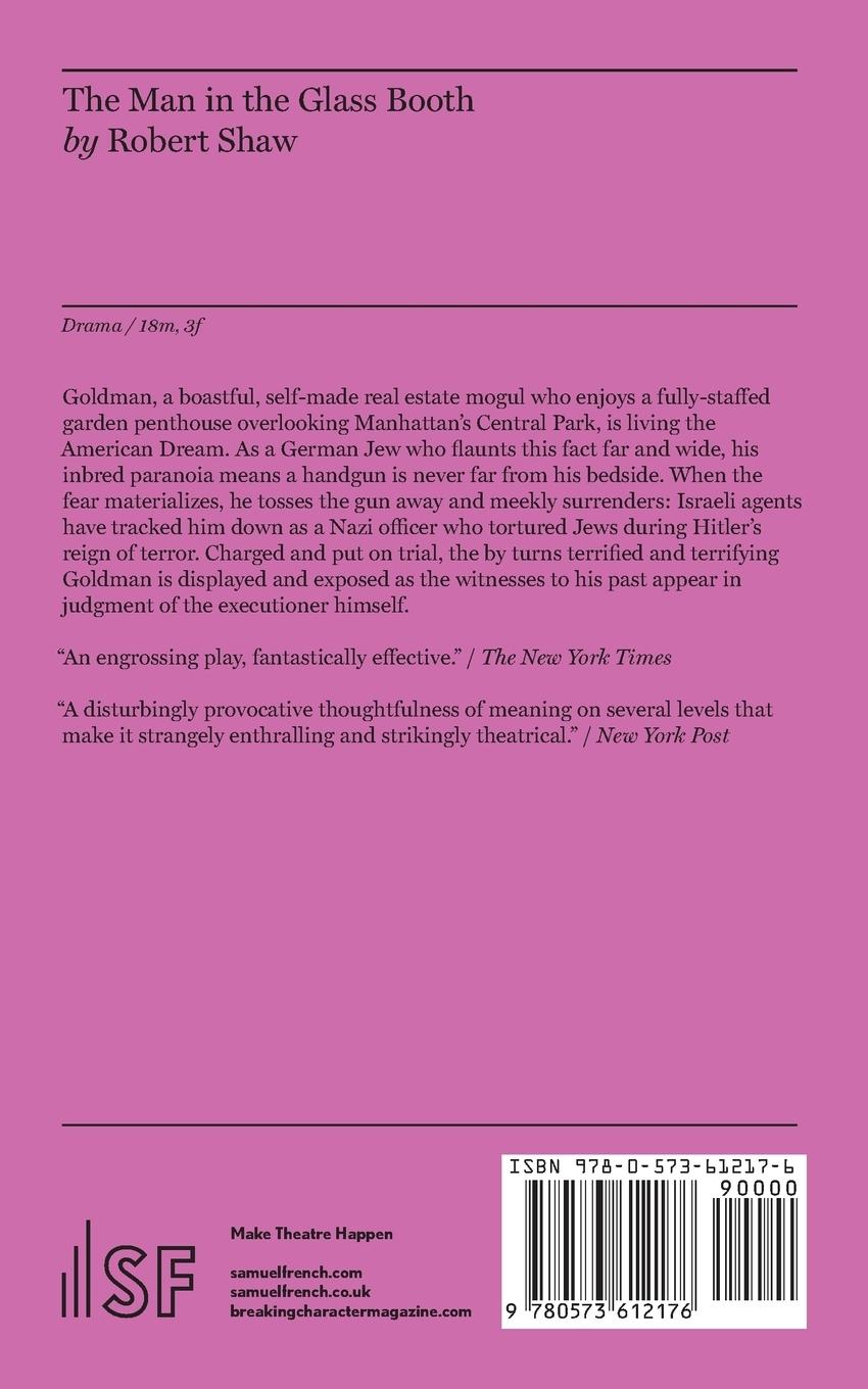 Rückseitencover The Man in the Glass Booth