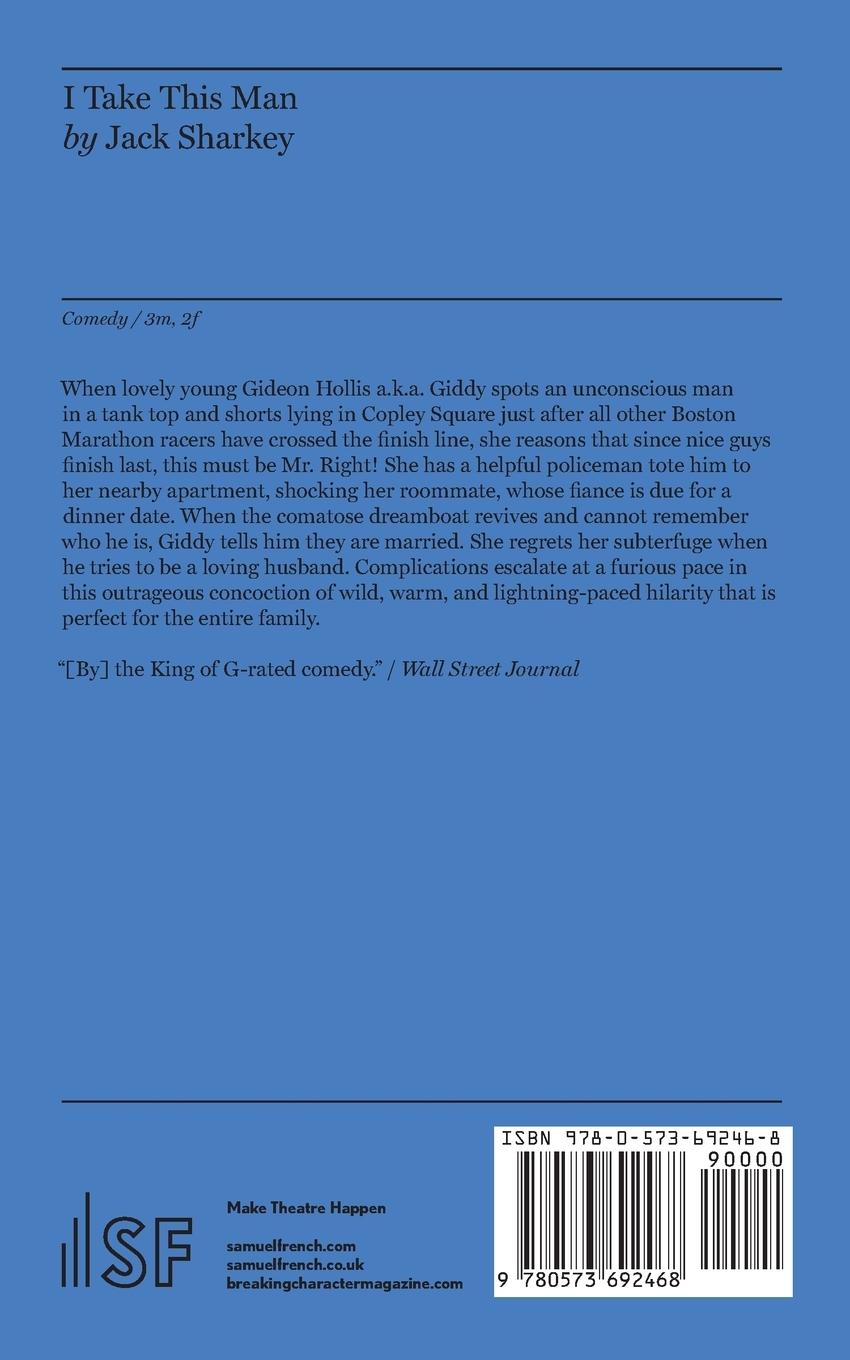 Rückseitencover I Take This Man