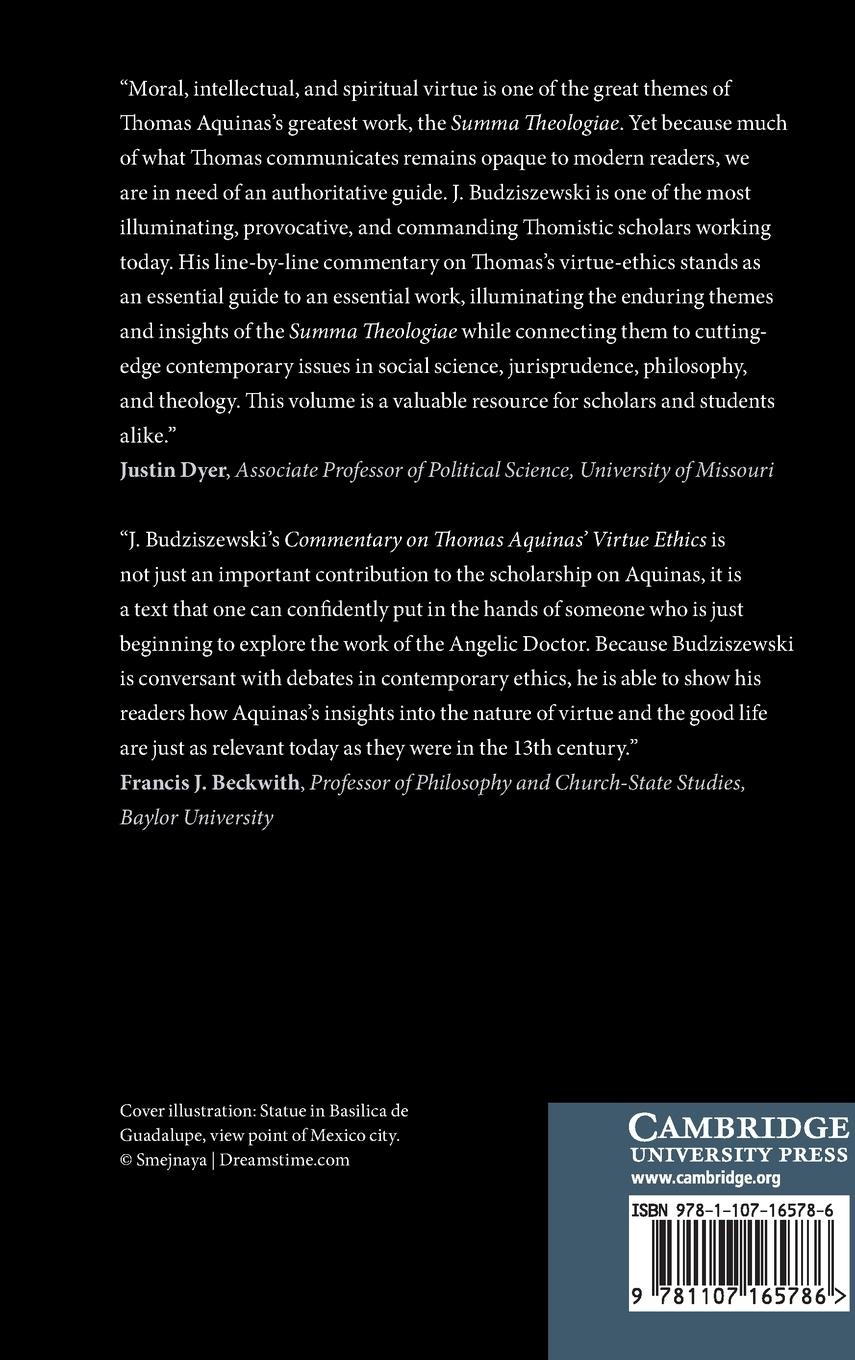 Rückseitencover Commentary on Thomas Aquinas's Virtue Ethics