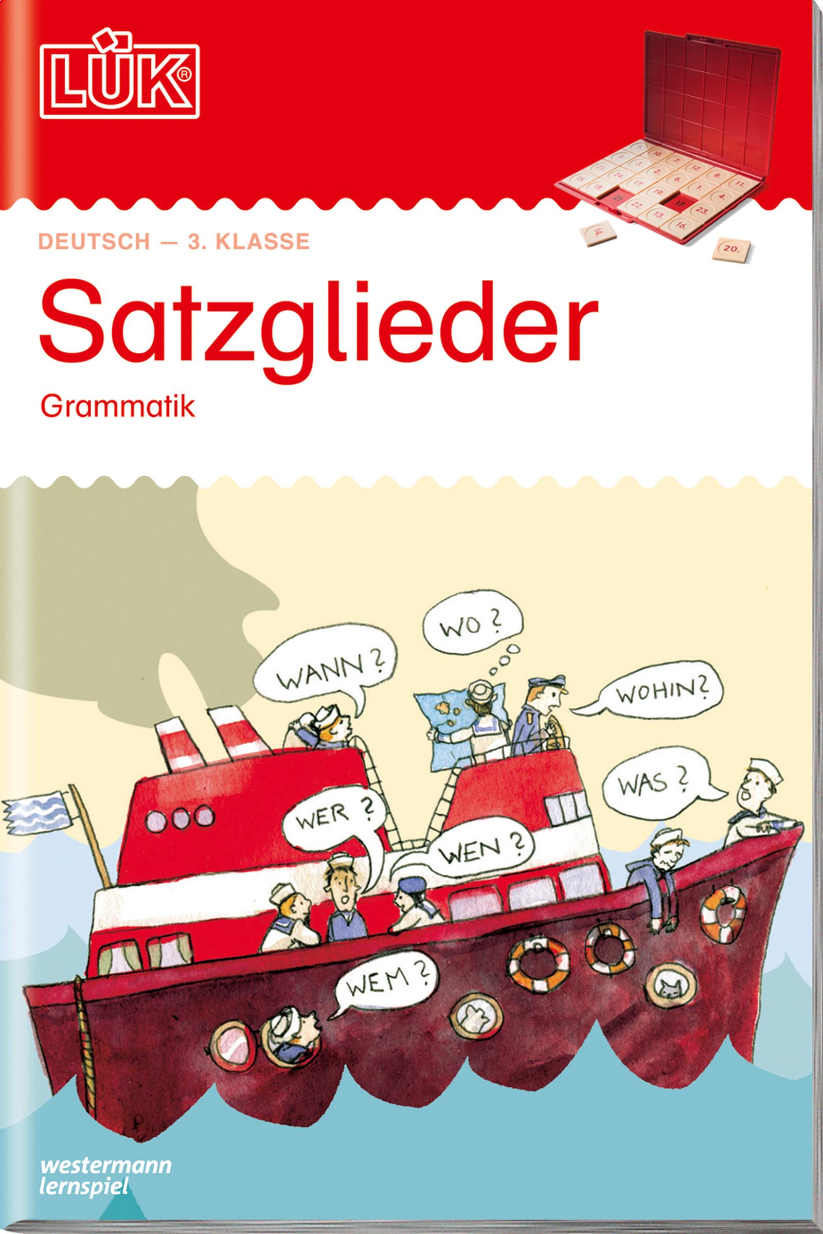 Vorderes Coverbild LÜK. Grammatik für die Grundschule. Satzglieder ab Klasse 3